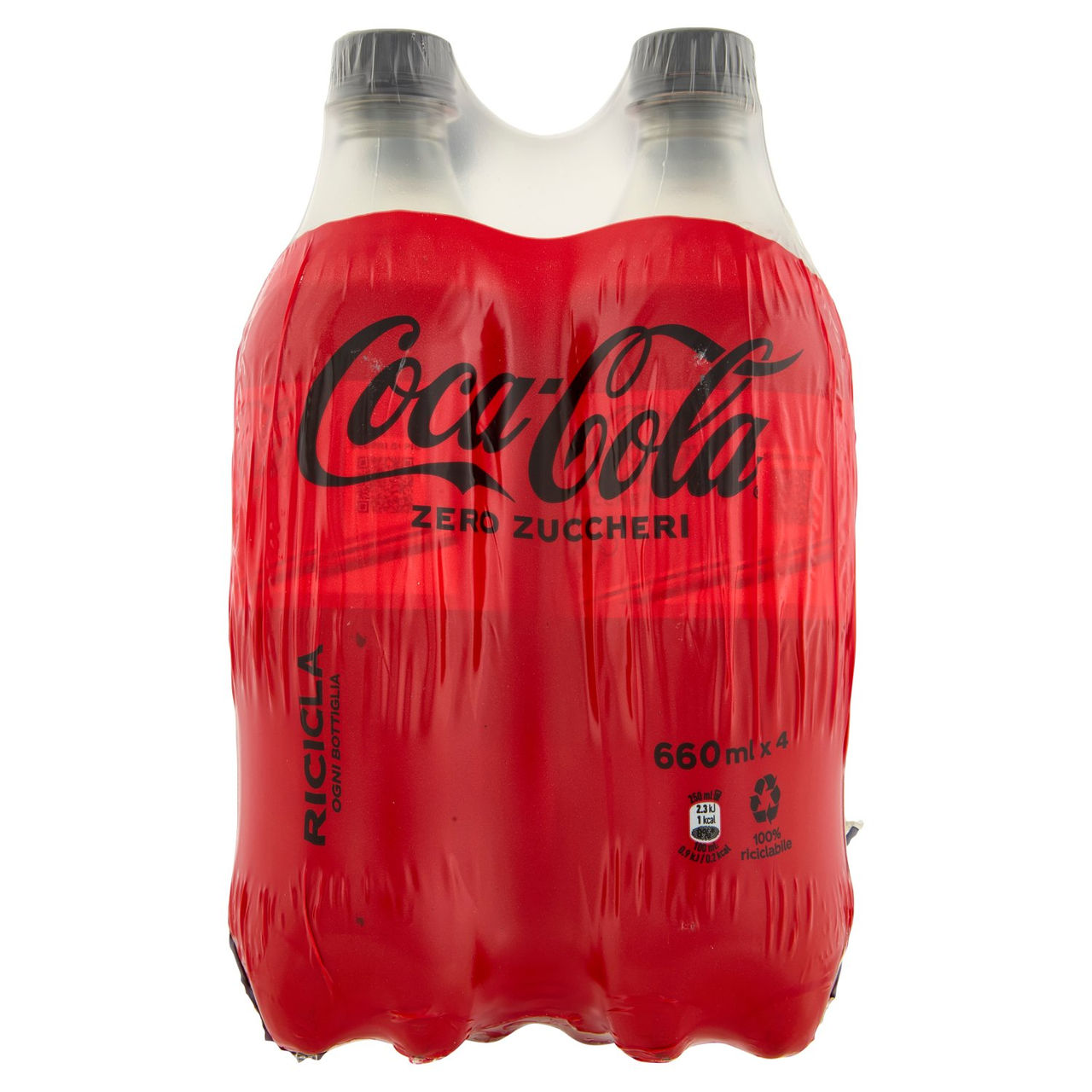 Coca-Cola Zero PET 4 x 66 cl