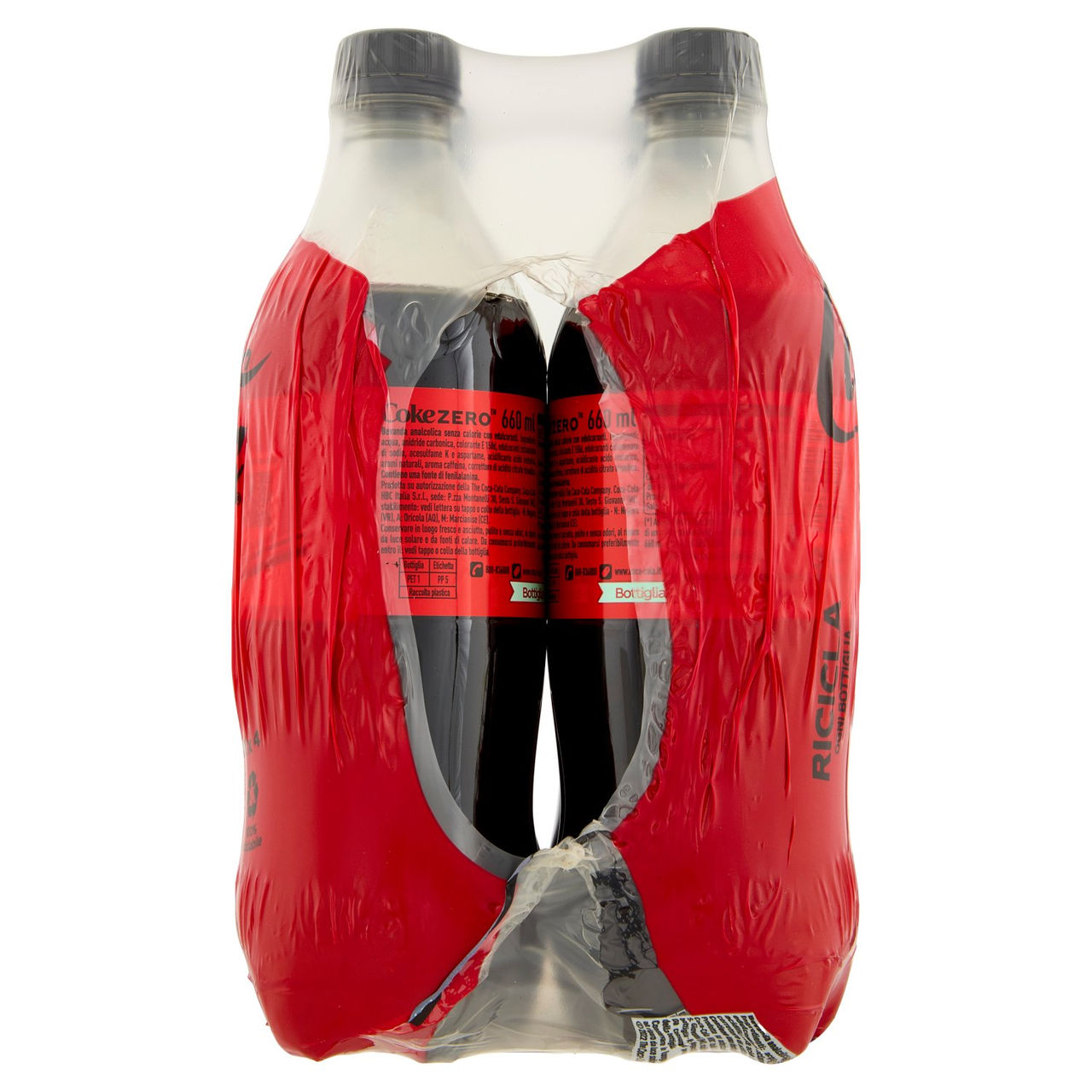 Coca-Cola Zero PET 4 x 66 cl