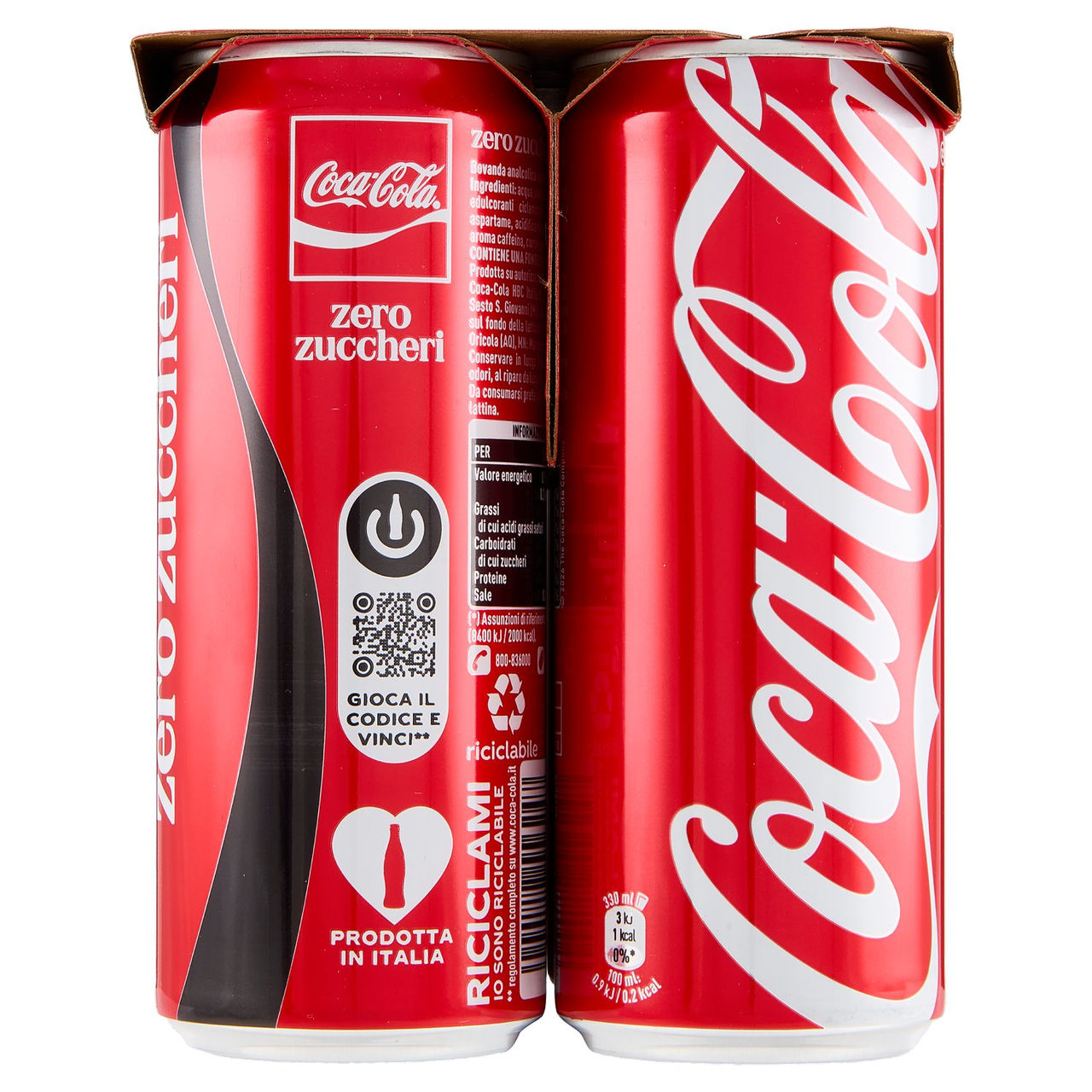 Coca-Cola Zero Zuccheri 6 x 330 ml