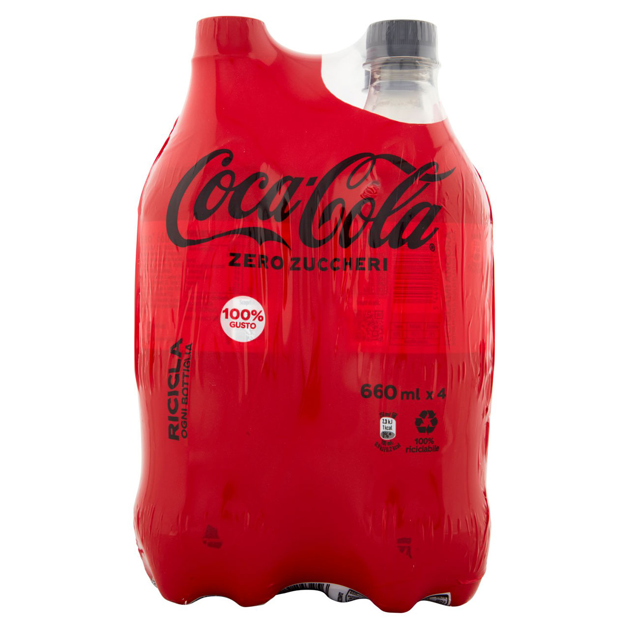 COCA-COLA Zero Zuccheri 660 ml x 4 (PET)