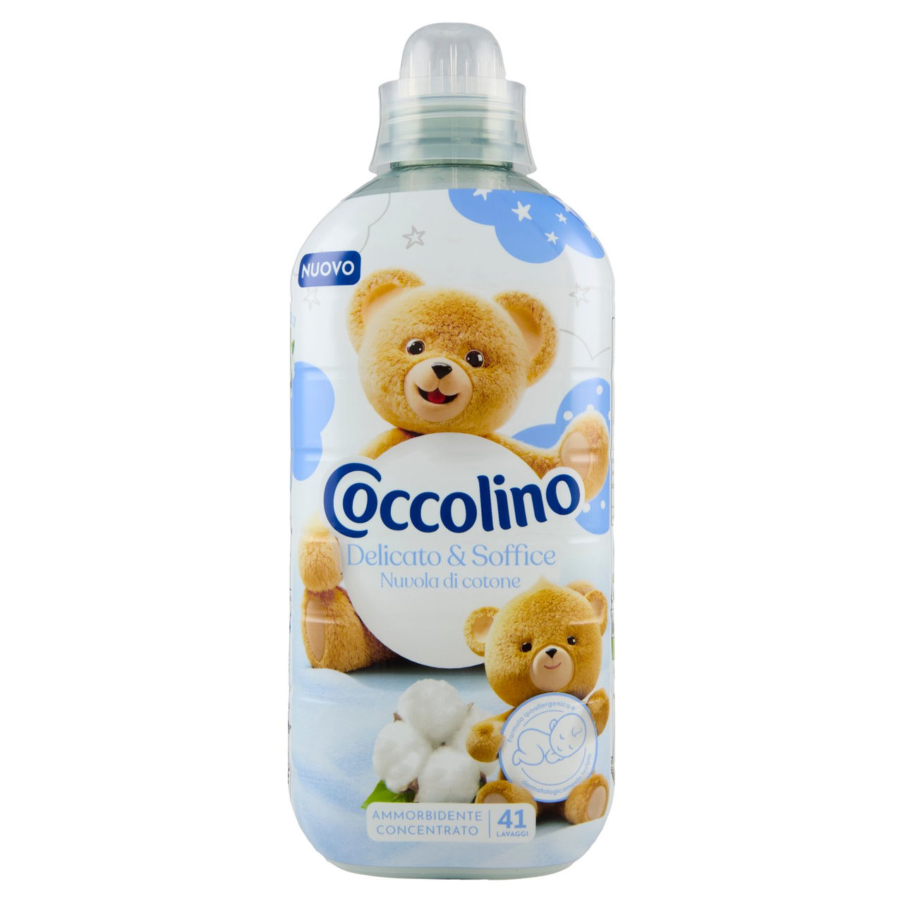 Coccolino Ammorbidente Concentrato Delicato & soffice Nuvola di cotone 41 Lavaggi 952 ml