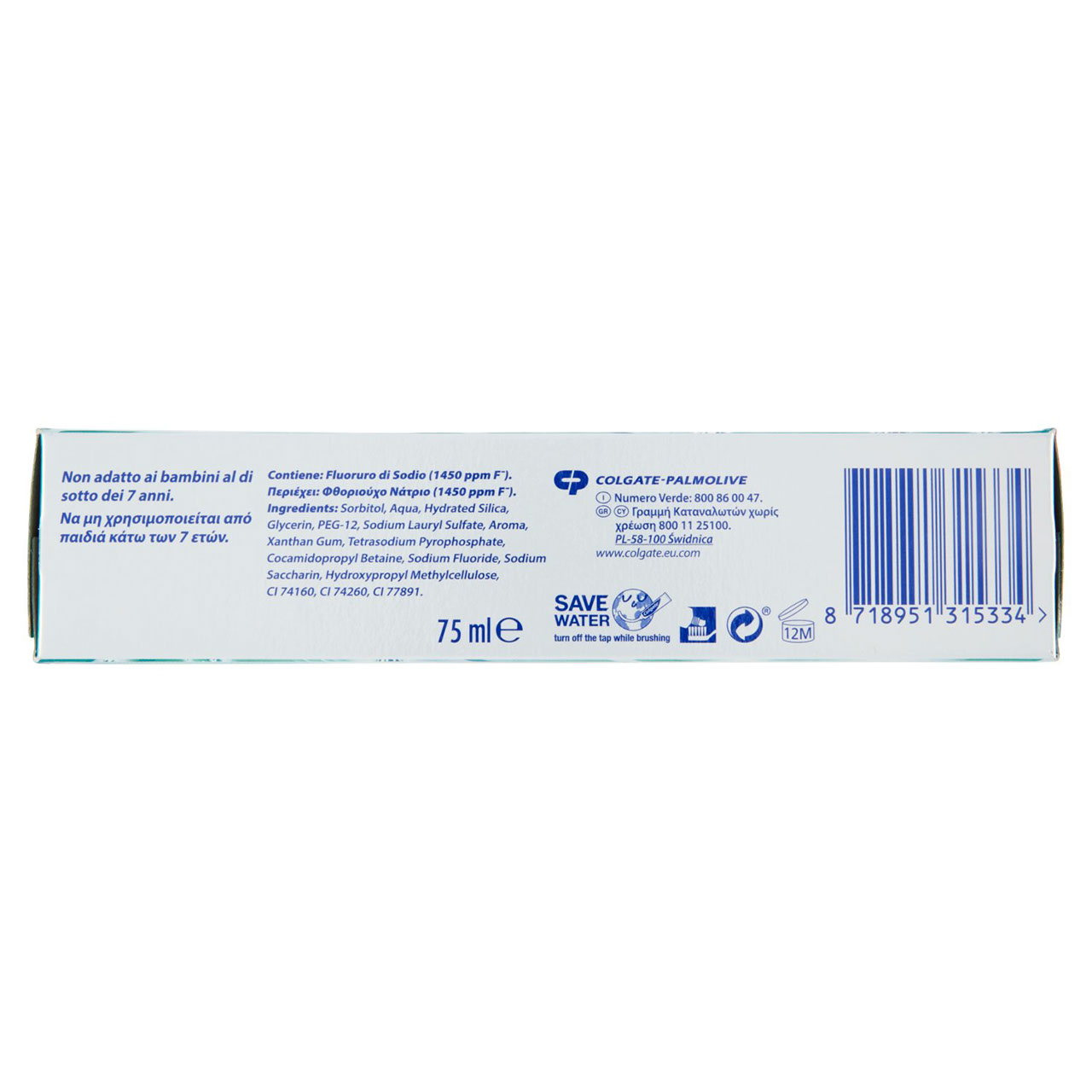 Colgate dentifricio sbiancante Max White Cristalli Bianchi 75 ml