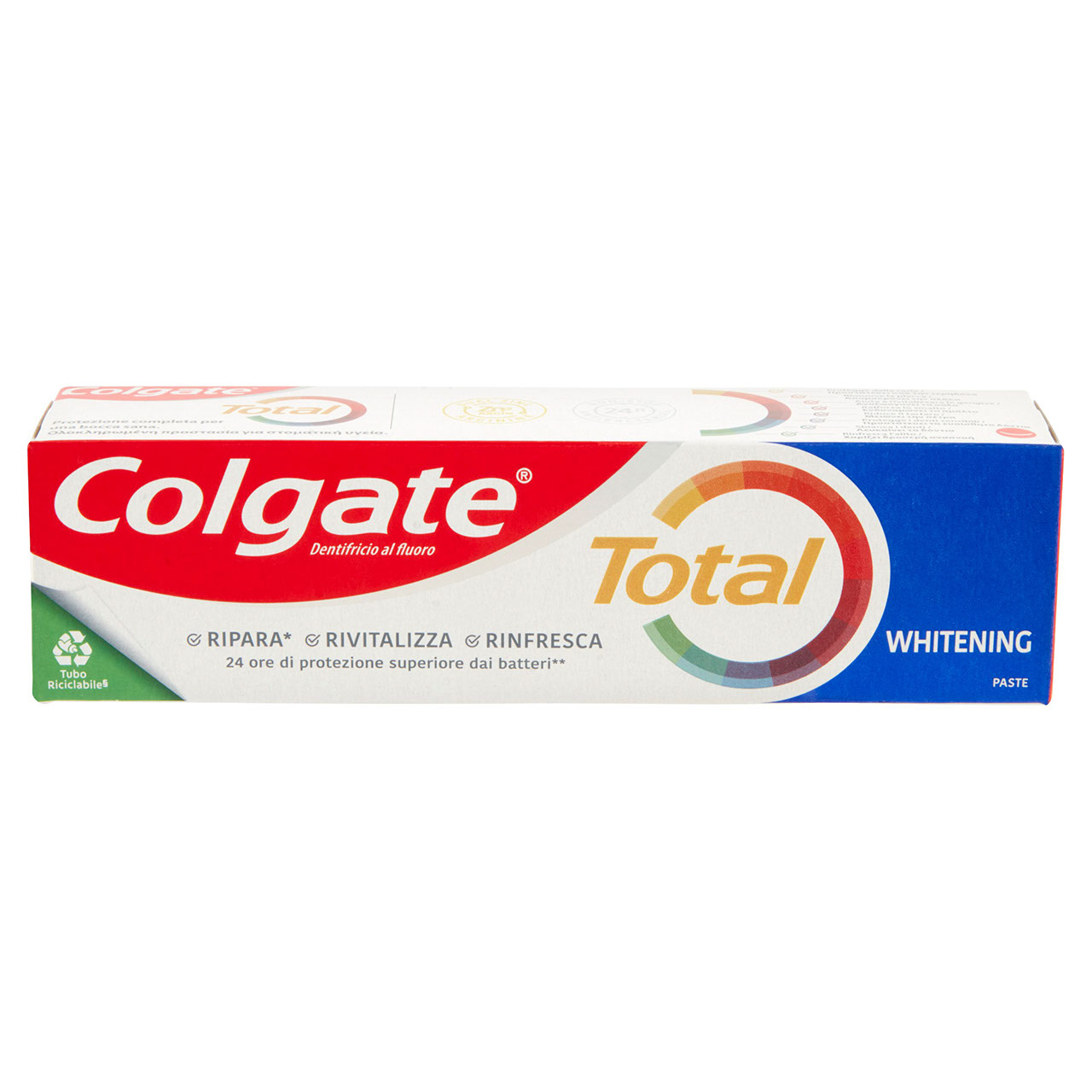 Colgate dentifricio Total Whitening protezione 24h