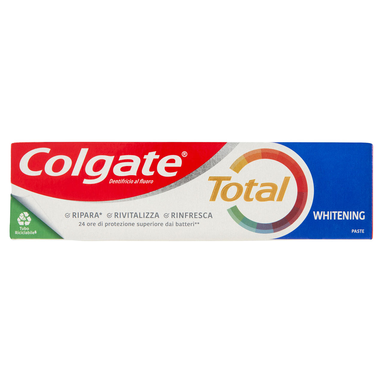 Colgate dentifricio Total Whitening protezione 24h