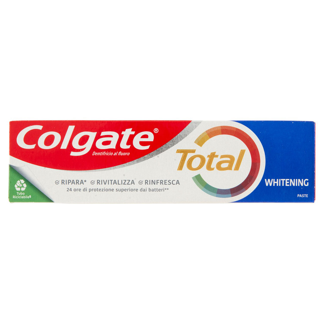 Colgate dentifricio Total Whitening protezione 24h