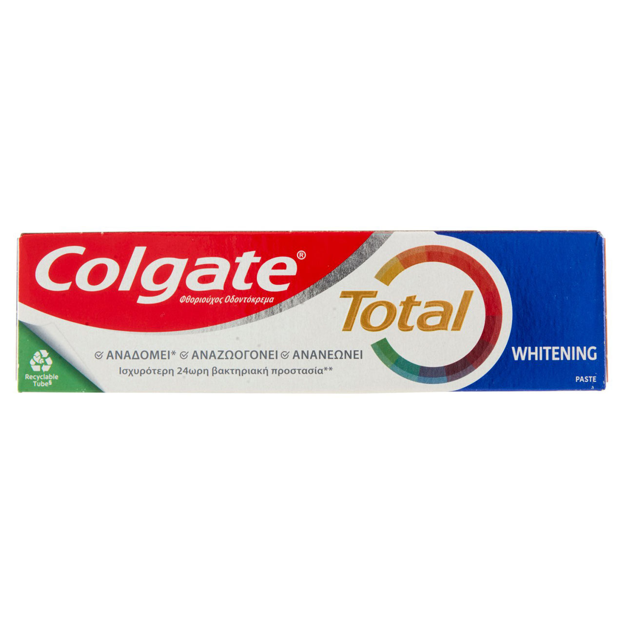 Colgate dentifricio Total Whitening protezione 24h