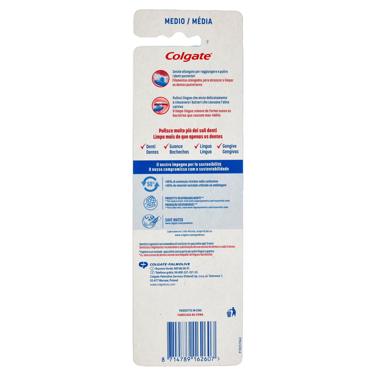 Colgate spazzolino Extra Clean medio 2 pz