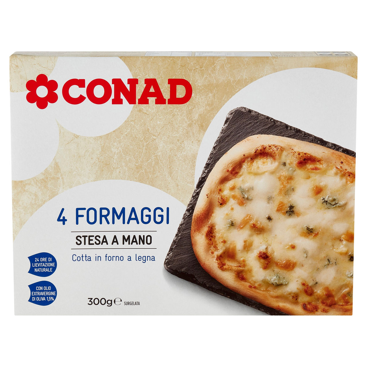 Pizza 4 Formaggi Surgelata Conad vendita online