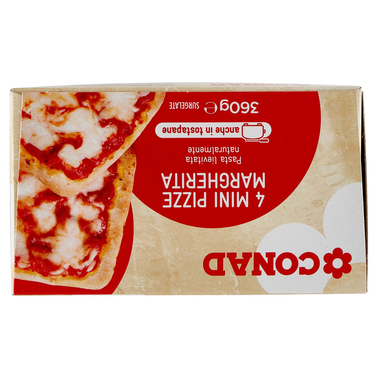 4 Mini Pizze Margherita Conad in vendita online