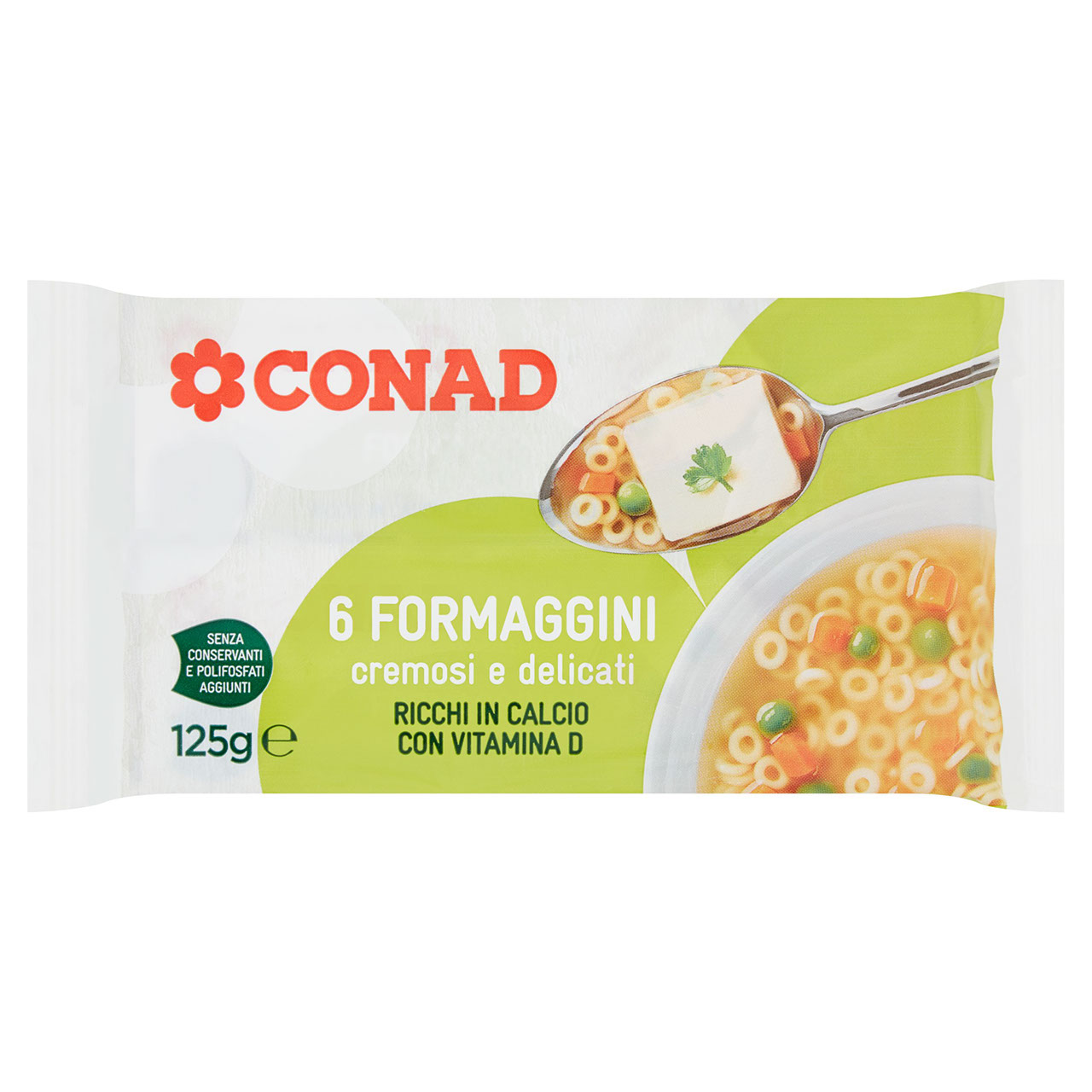 Formaggini cremosi e delicati 125 g Conad