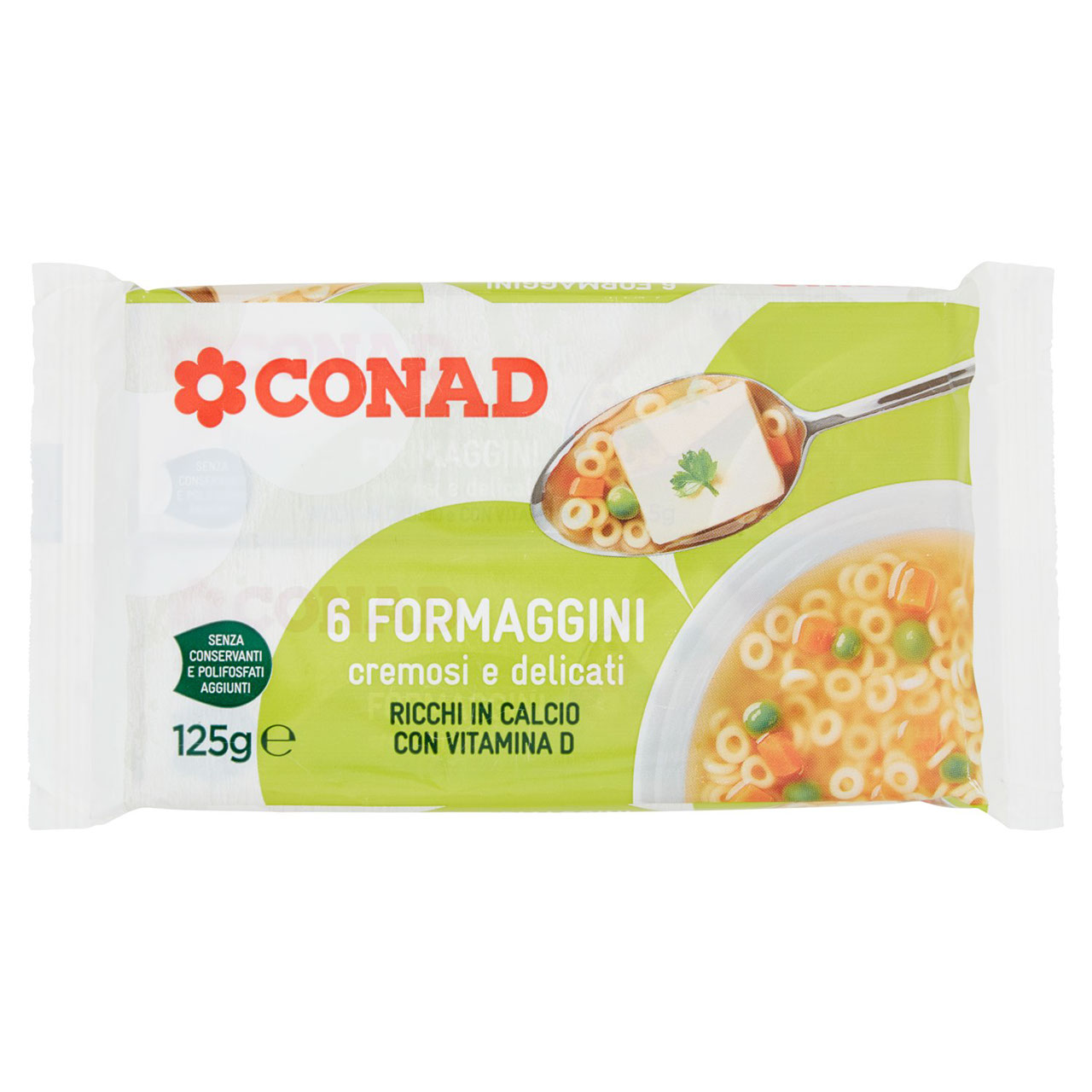 Formaggini cremosi e delicati 125 g Conad