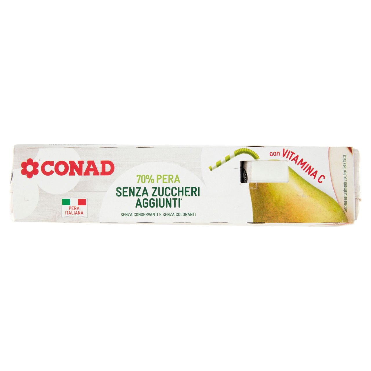 CONAD 70% Pera Senza Zuccheri Aggiunti* 3 x 200 ml