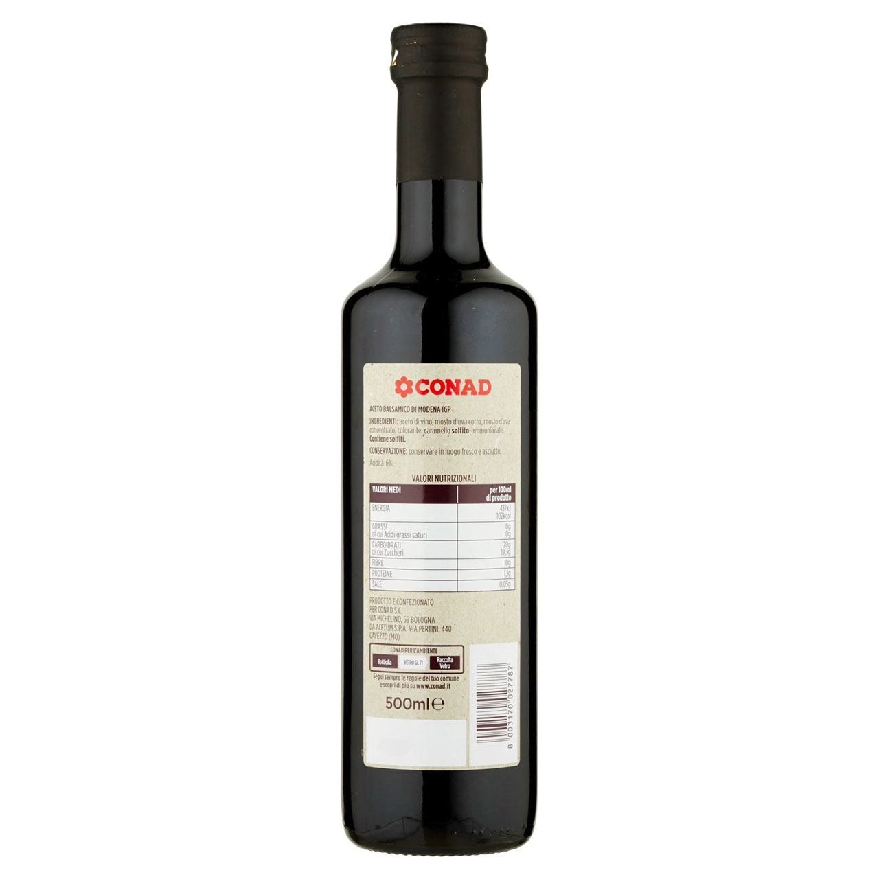 Aceto Balsamico di Modena IGP 500 ml Conad