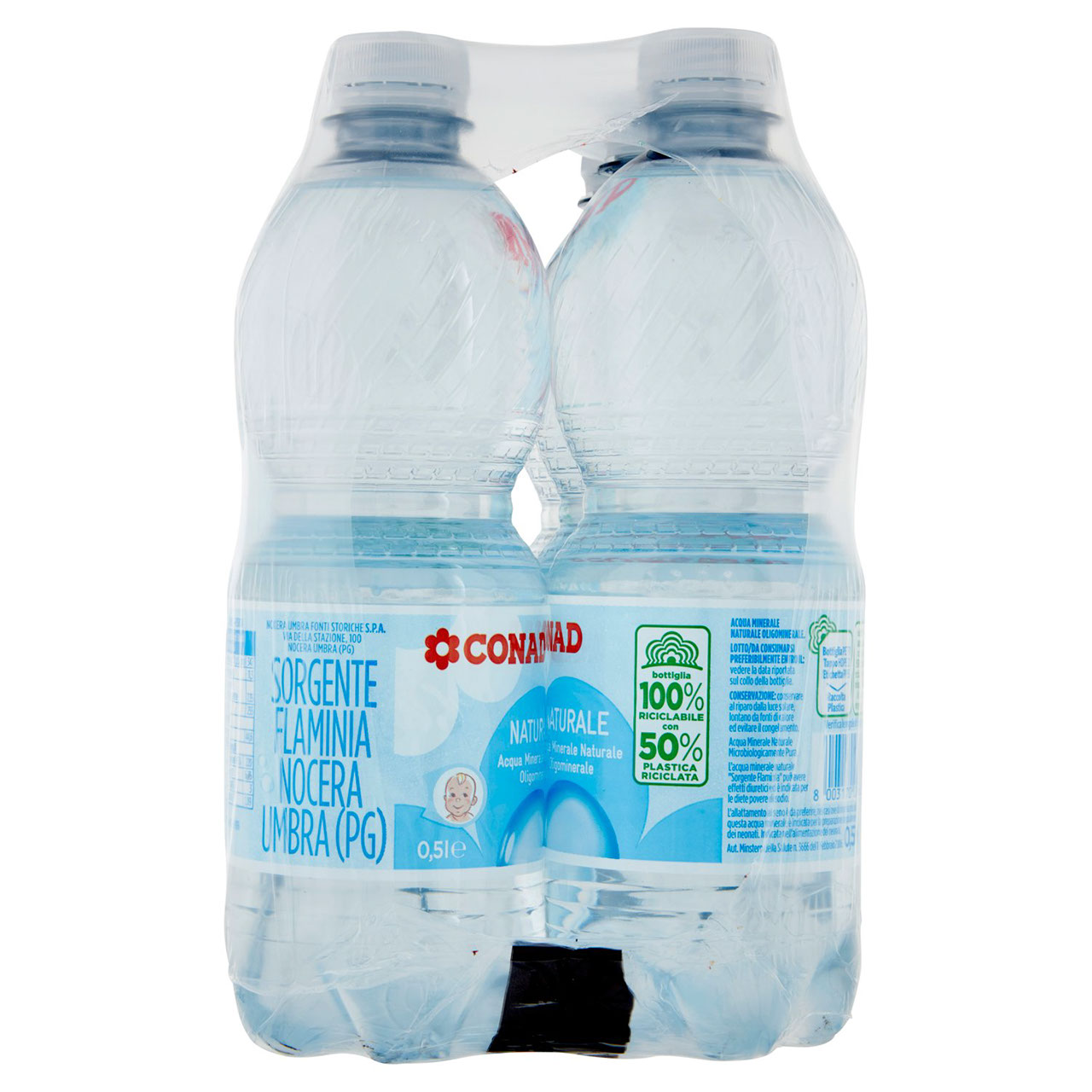 CONAD Acqua Minerale Naturale 6 x 0,5 l