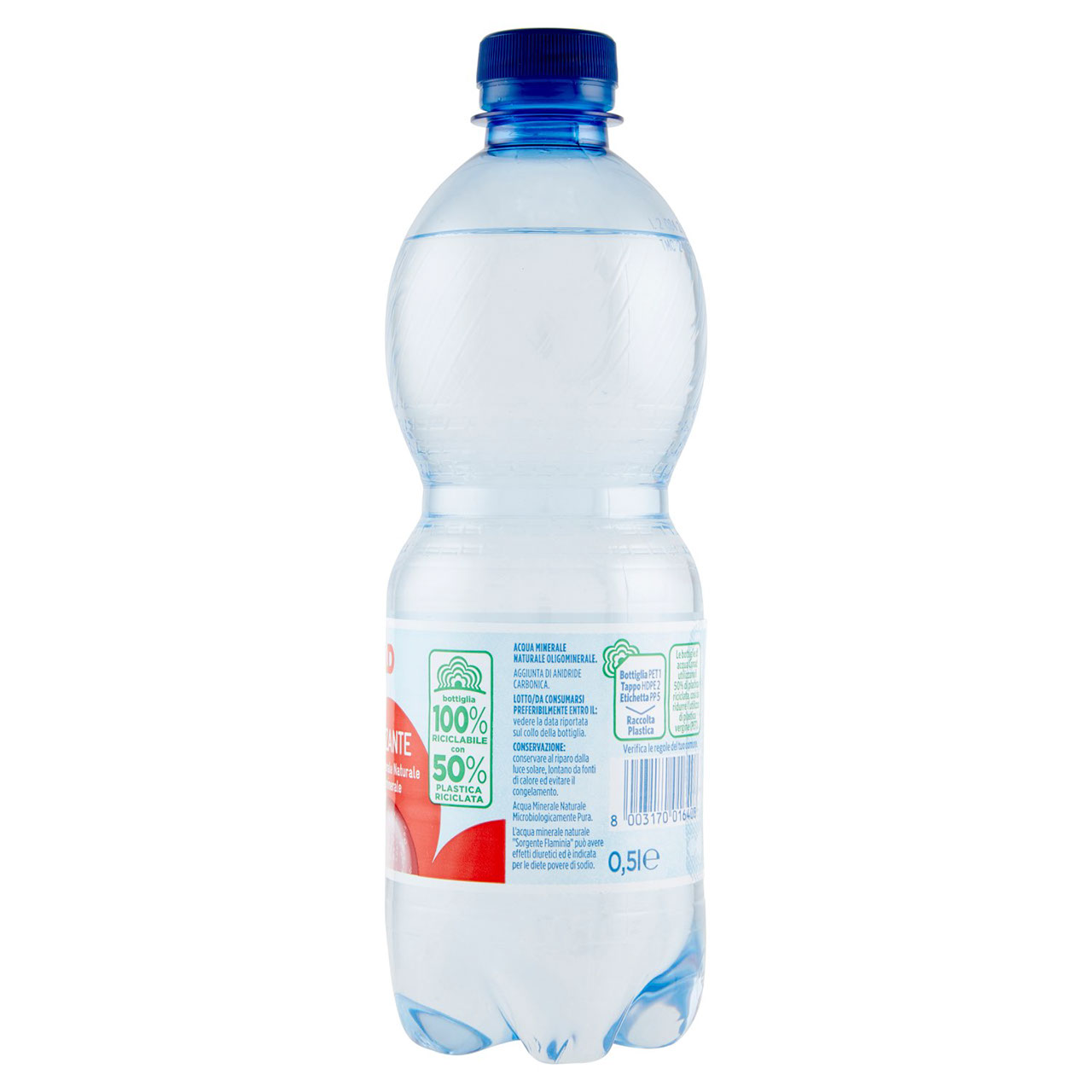 Acqua Minerale Naturale Frizzante 0,5 l Conad