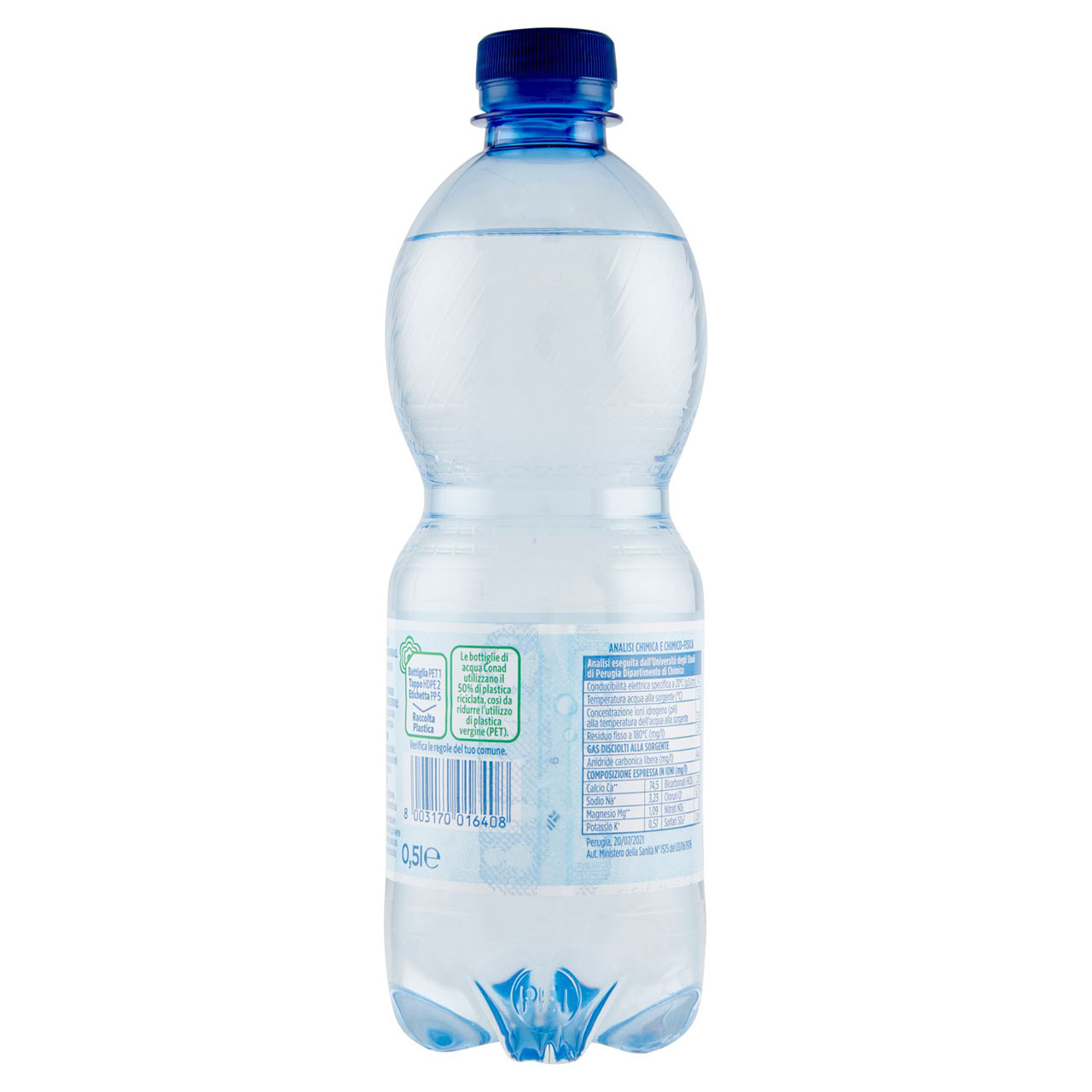 Acqua Minerale Naturale Frizzante 0,5 l Conad