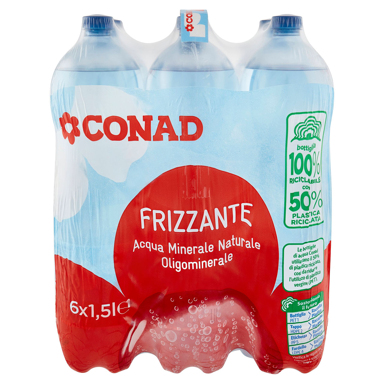 Acqua Minerale Frizzante Conad in vendita online