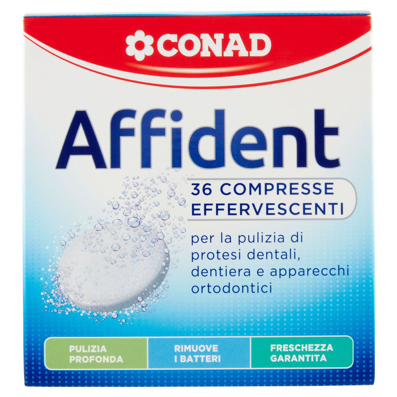 CONAD Affident Compresse Effervescenti 36 pz