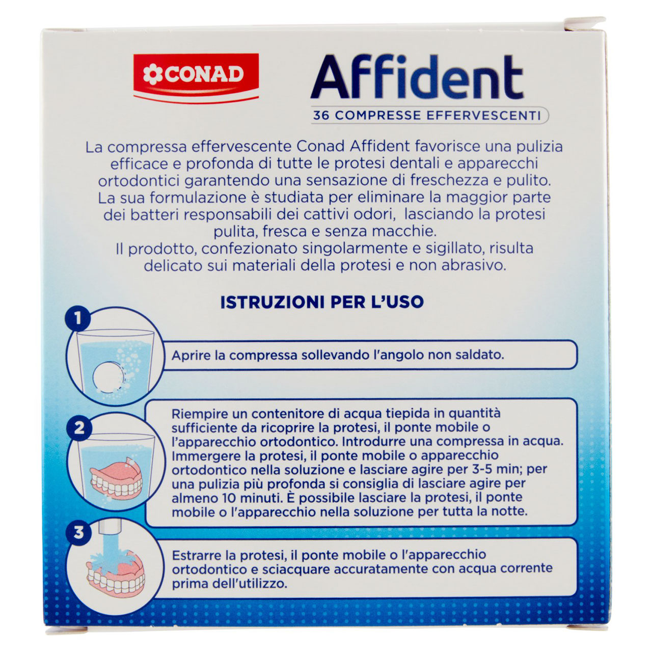 CONAD Affident Compresse Effervescenti 36 pz