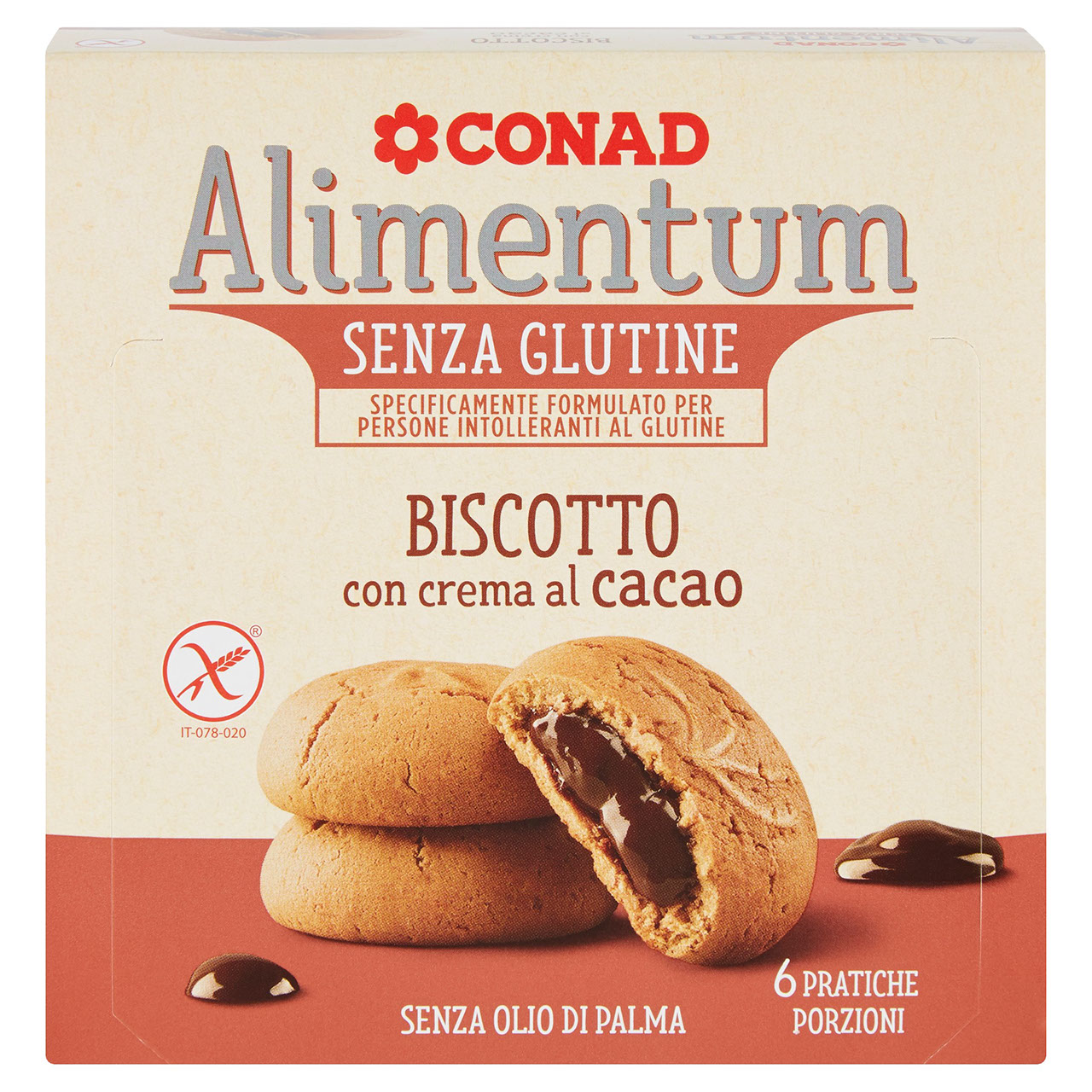 Alimentum Senza Glutine Biscotto con crema cacao