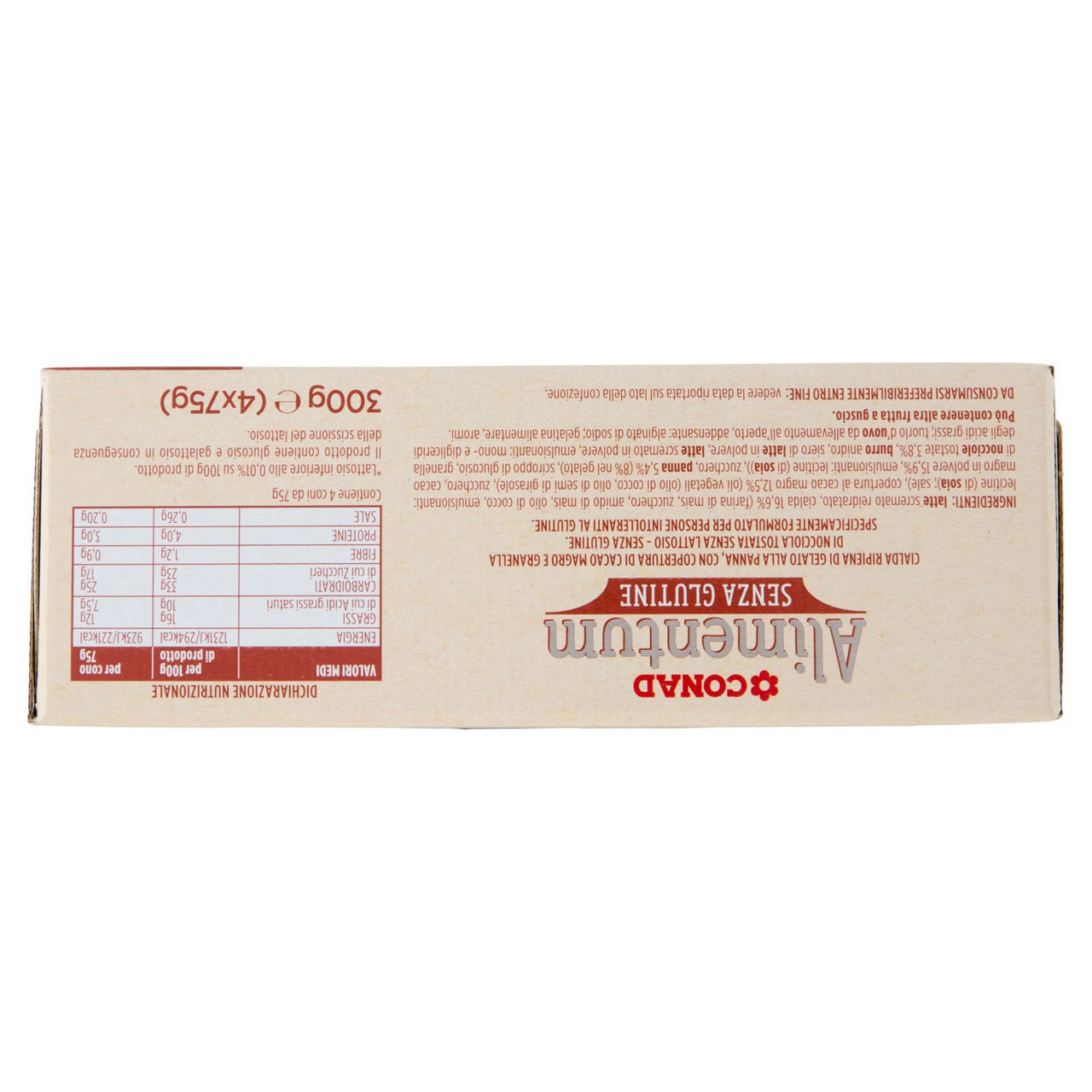 Coni Gelato Panna Senza Lattorio e Glutine Conad