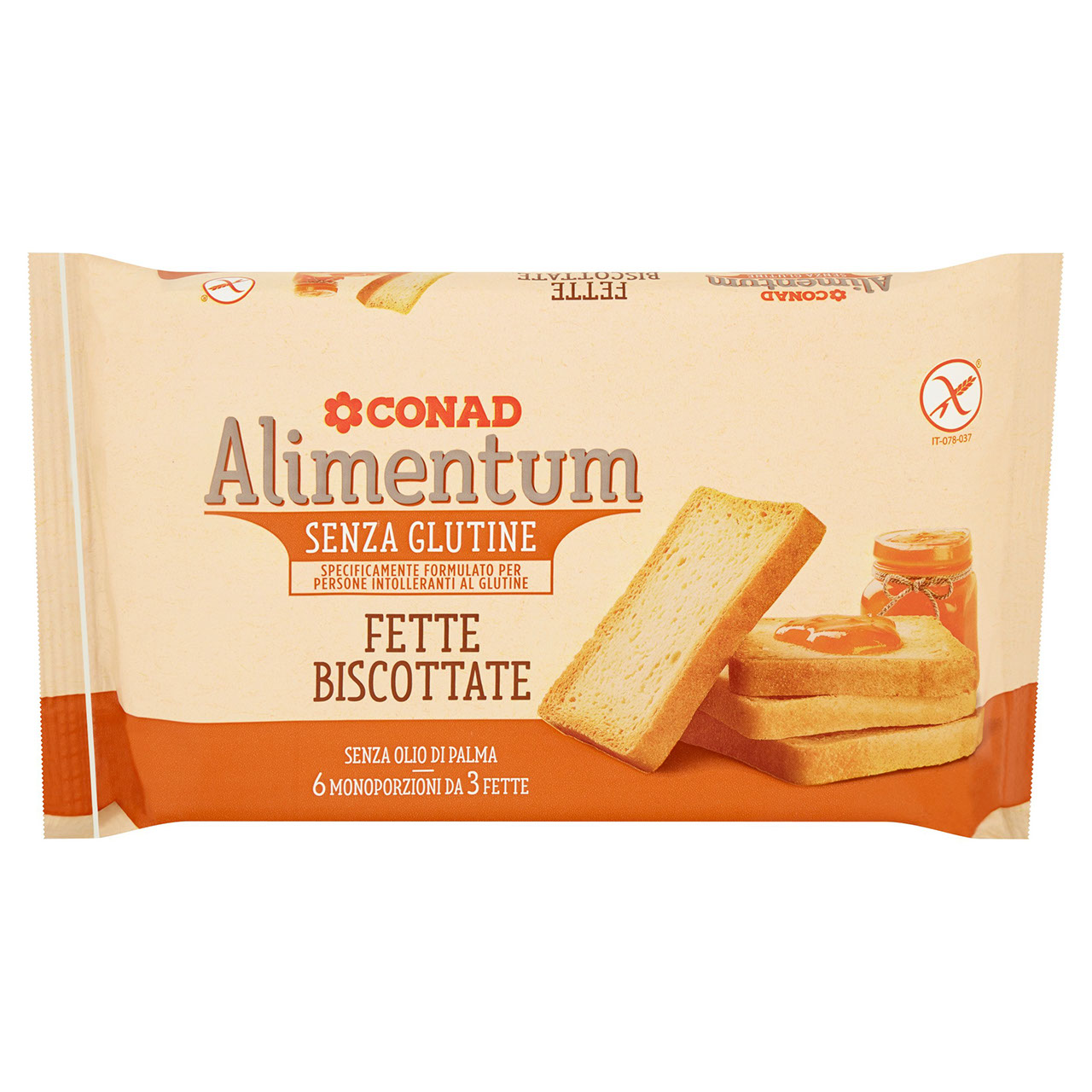 Fette Biscottate 6 monoporzioni 225 g Alimentum