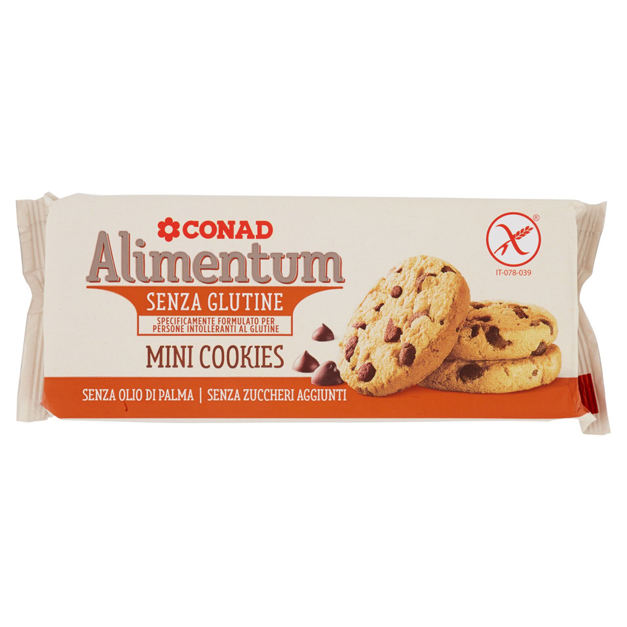 Alimentum Senza Glutine Mini Cookies 130 g Conad