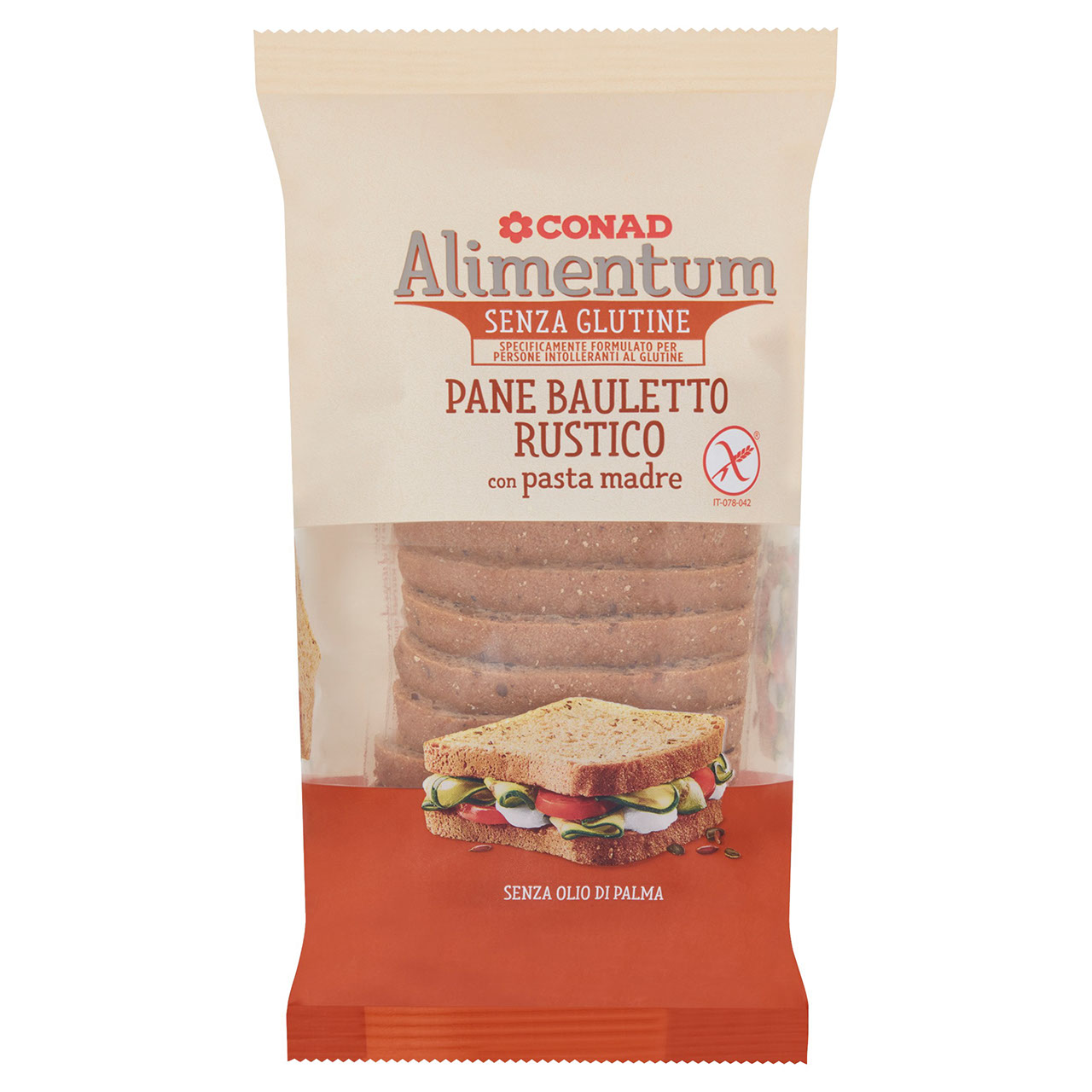 Pane Bauletto Rustico No Glutine 300g Conad online