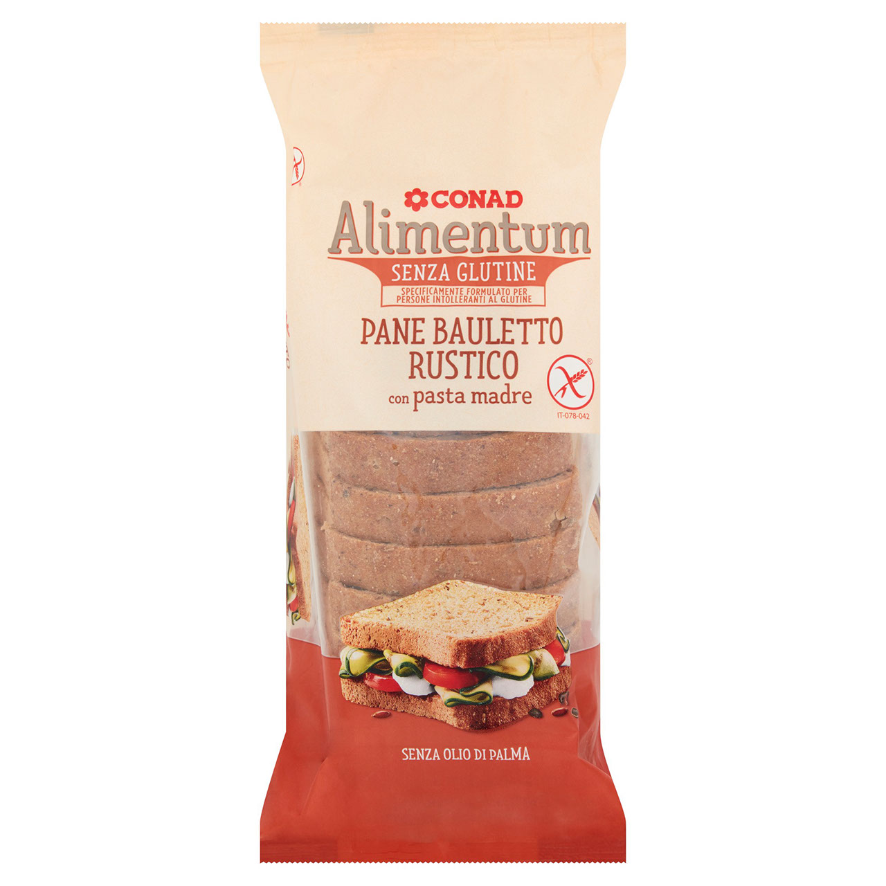 Pane Bauletto Rustico No Glutine 300g Conad online