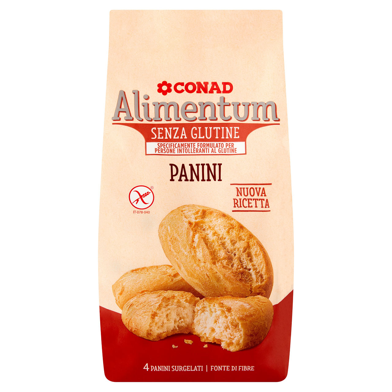 Panini Surgelati 4 x 80 g Alimentum Conad