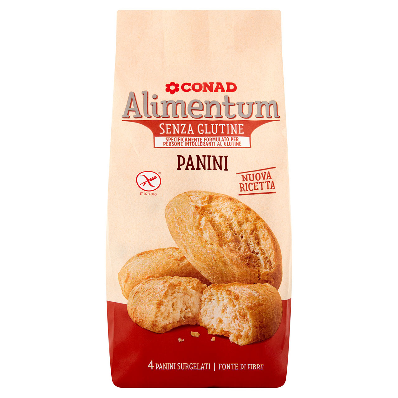 Panini Surgelati 4 x 80 g Alimentum Conad