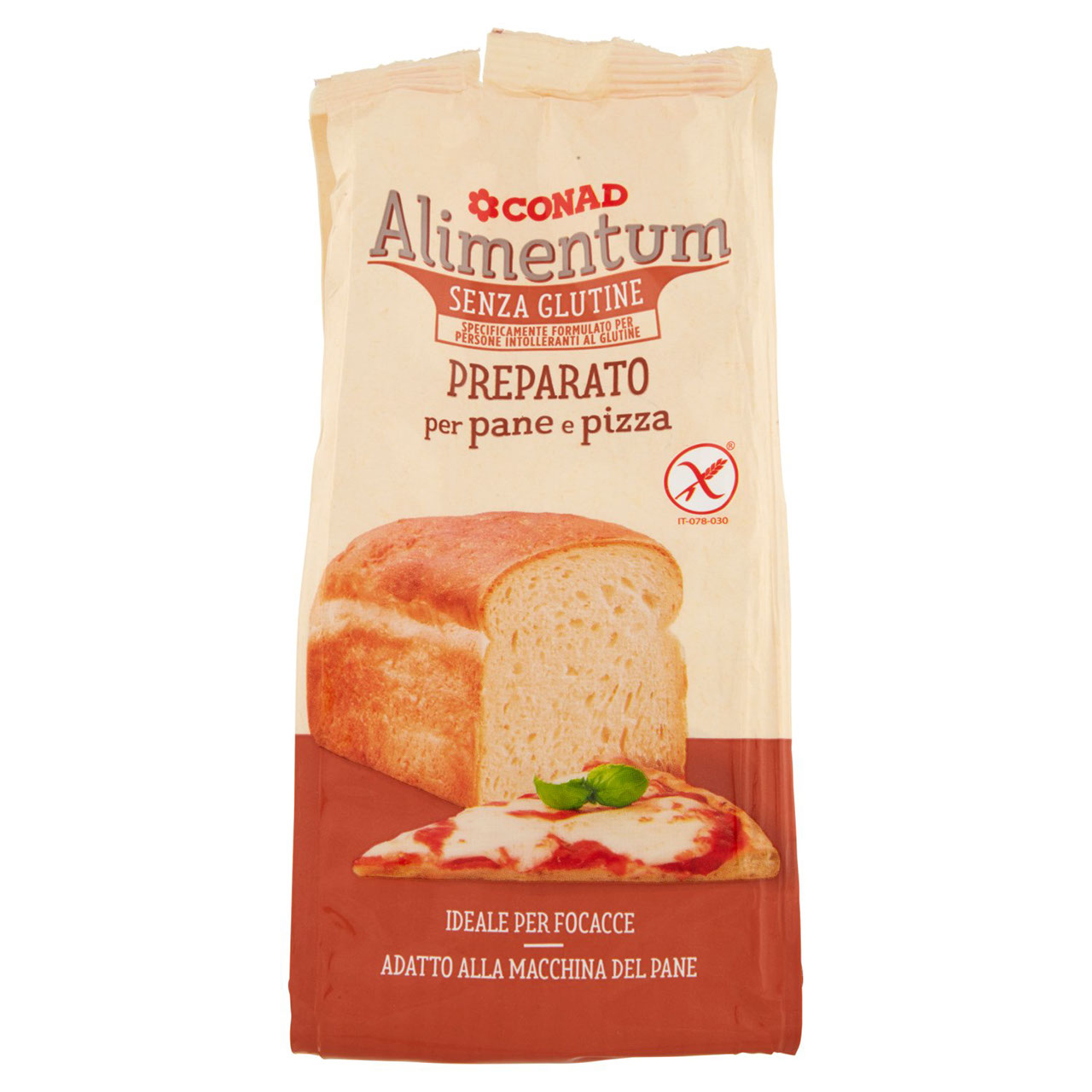 Preparato Pane e Pizza No Glutine Alimentum Conad