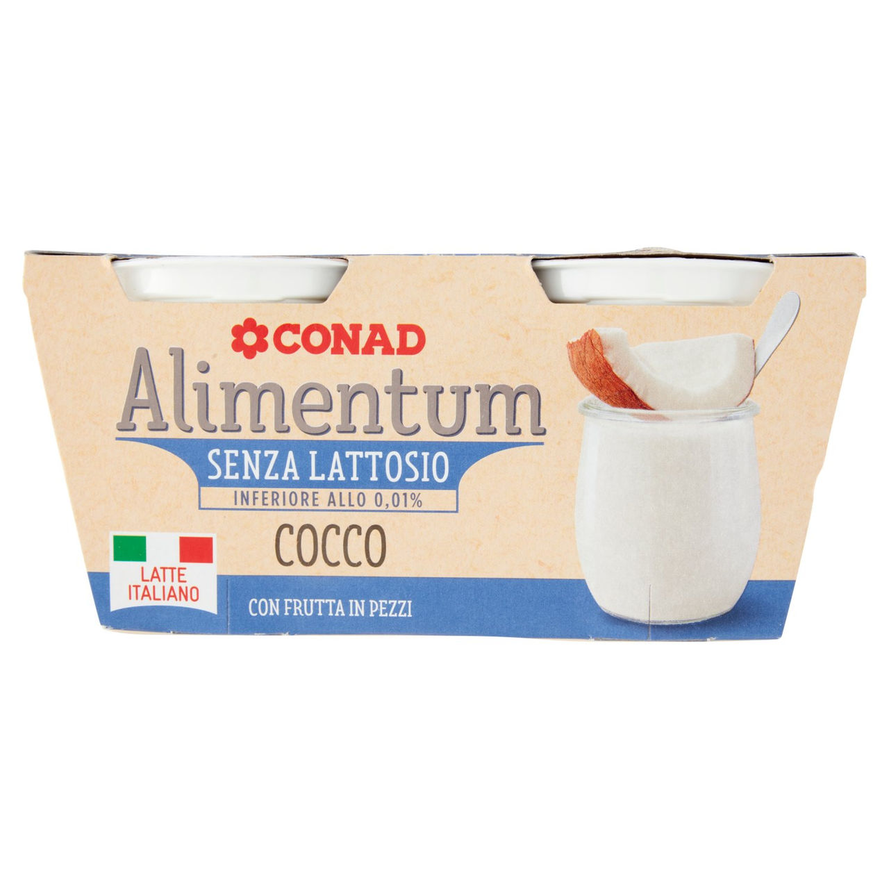 Alimentum Senza Lattosio Cocco 2 x 125 g Conad