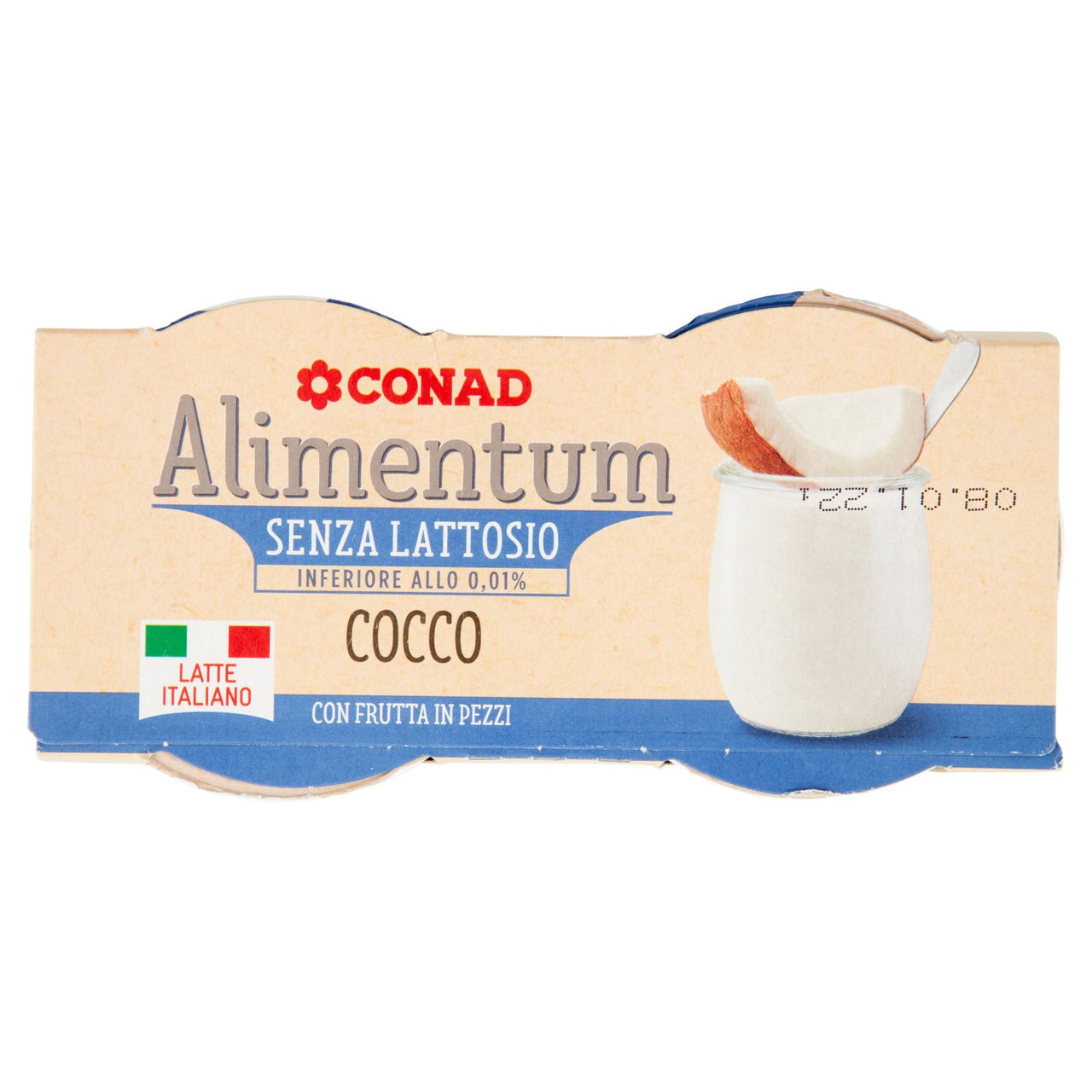 Alimentum Senza Lattosio Cocco 2 x 125 g Conad