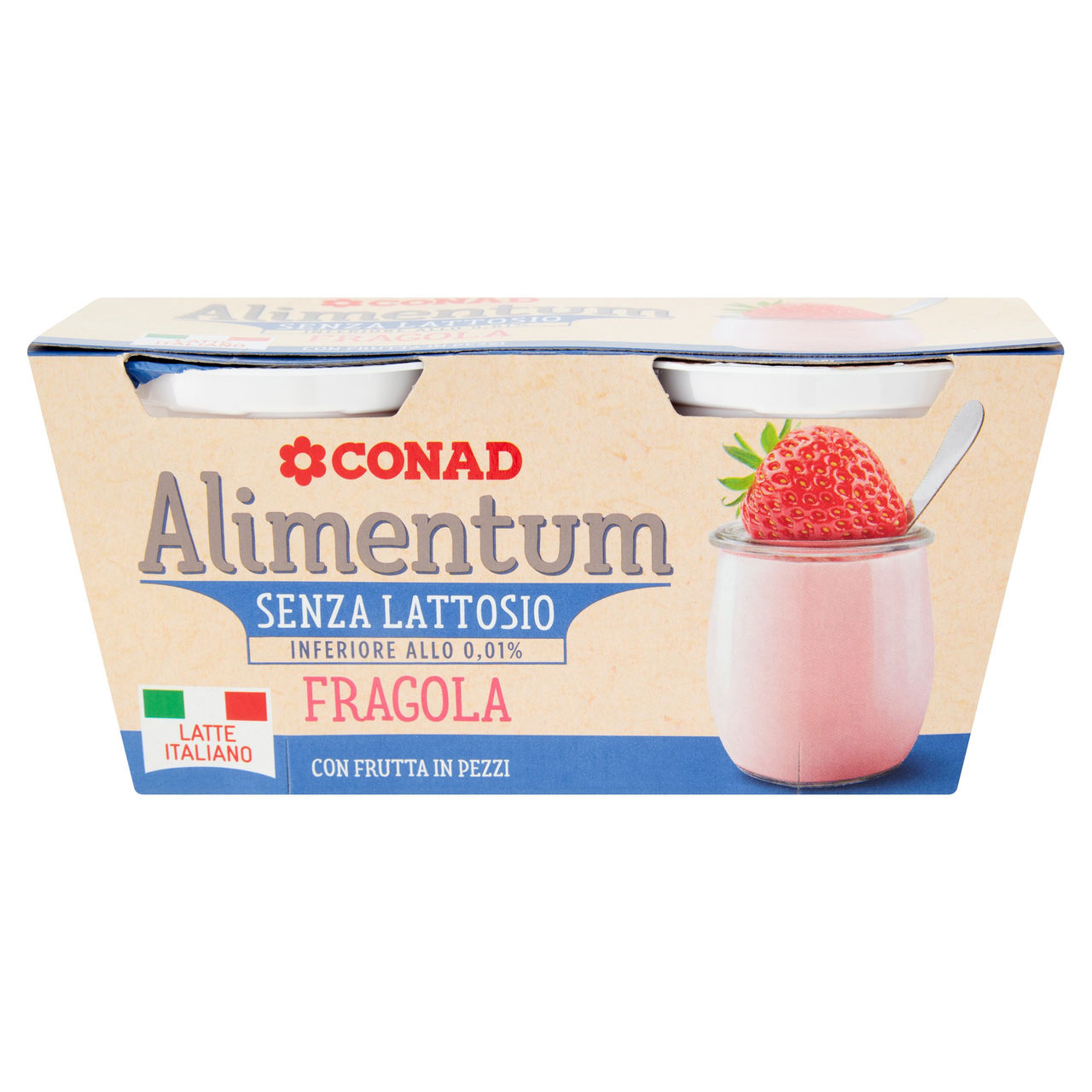 Alimentum Senza Lattosio Fragola 2 x 125 g Conad