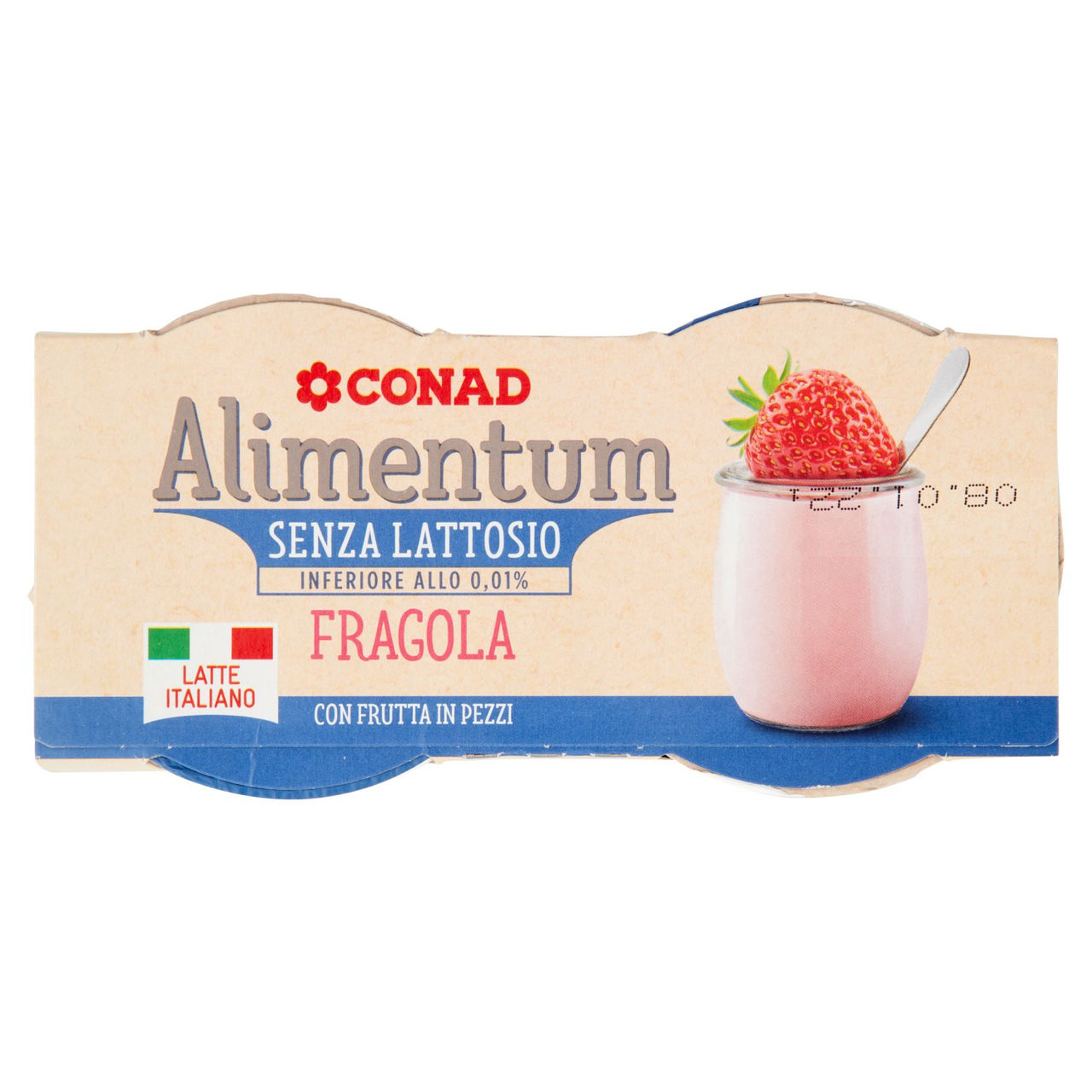 Alimentum Senza Lattosio Fragola 2 x 125 g Conad