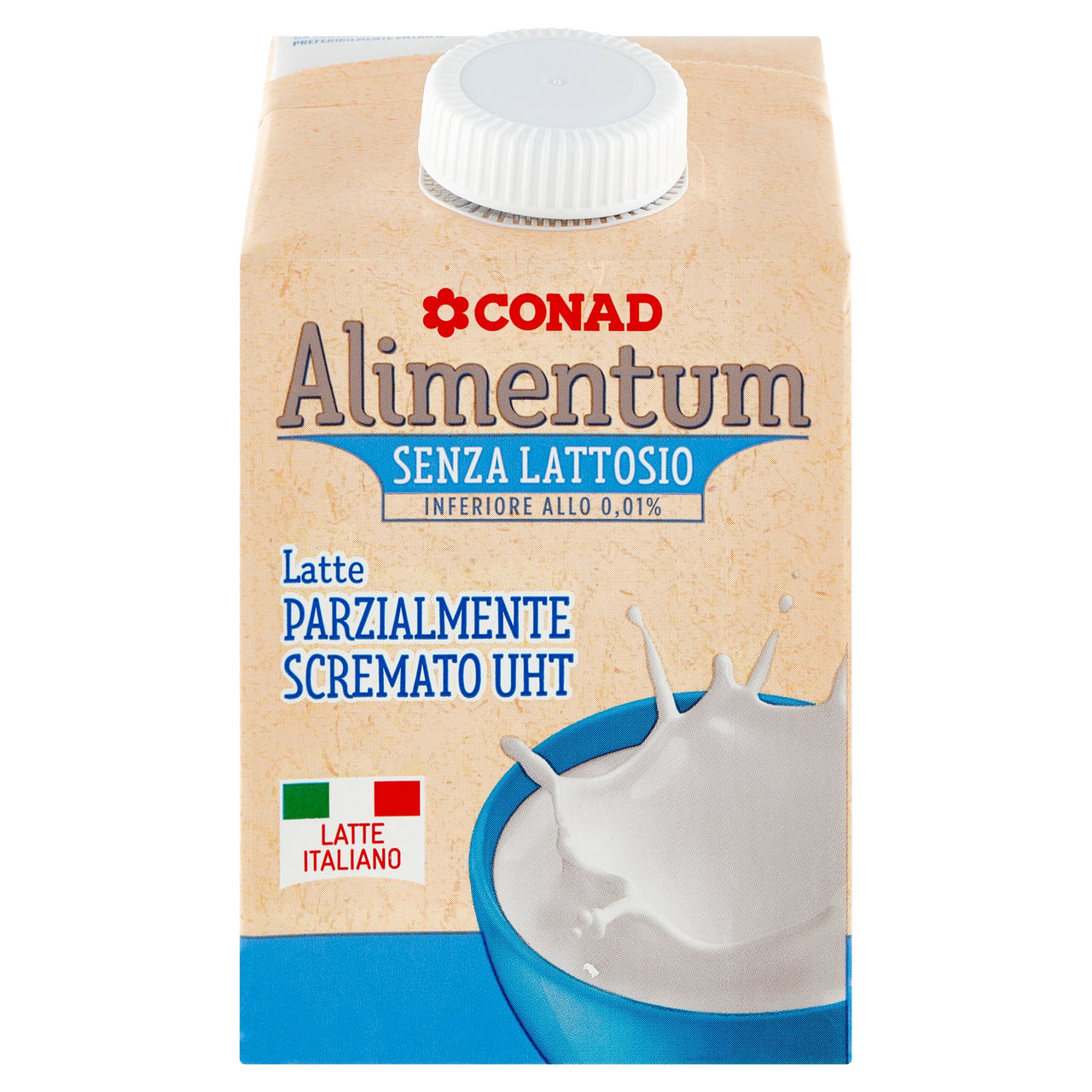 Latte Parzialmente Scremato UHT 500 ml Alimentum