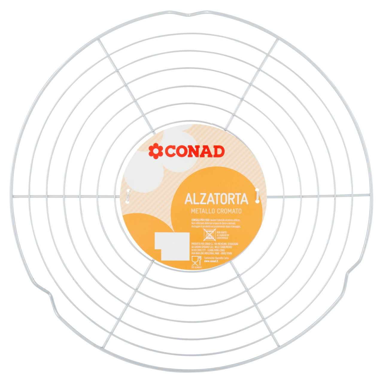 CONAD Alzatorta Metallo cromato