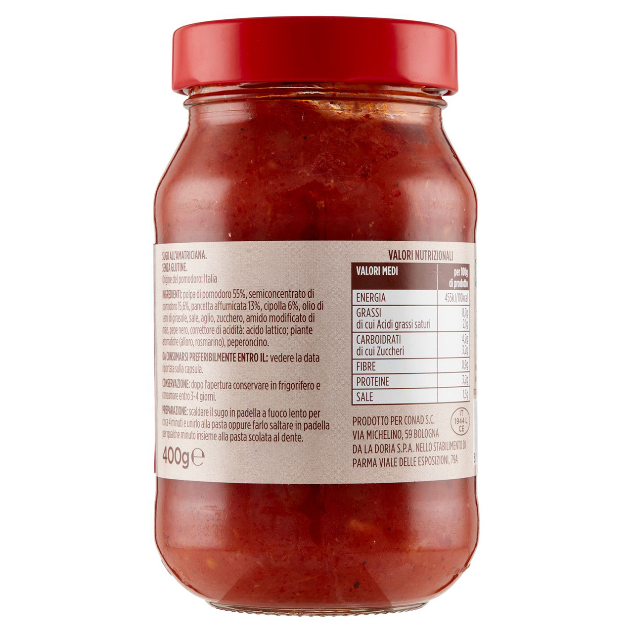 Amatriciana 400 g Conad in vendita online