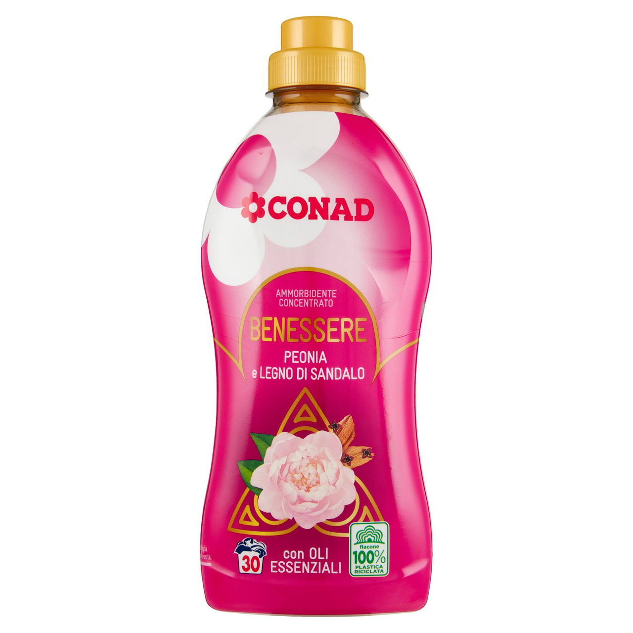 CONAD  Ammorbidente Concentrato Benessere Peonia e Legno di Sandalo 750 ml