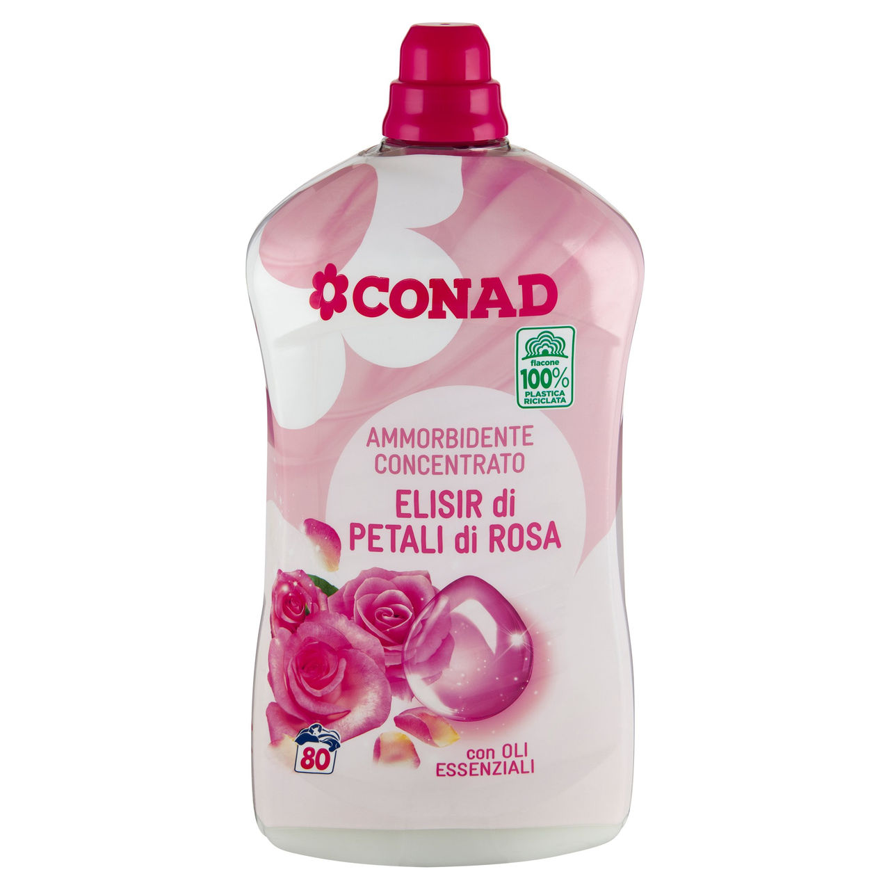 CONAD Ammorbidente Concentrato Elisir di Petali di Rosa 2000 ml