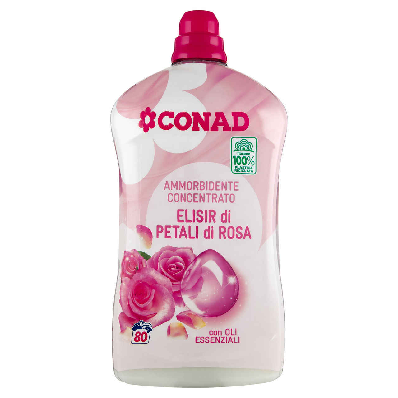 CONAD Ammorbidente Concentrato Elisir di Petali di Rosa 2000 ml