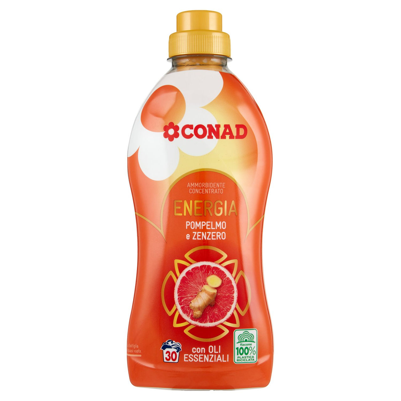 CONAD Ammorbidente Concentrato Energia Pompelmo e Zenzero 750  ml