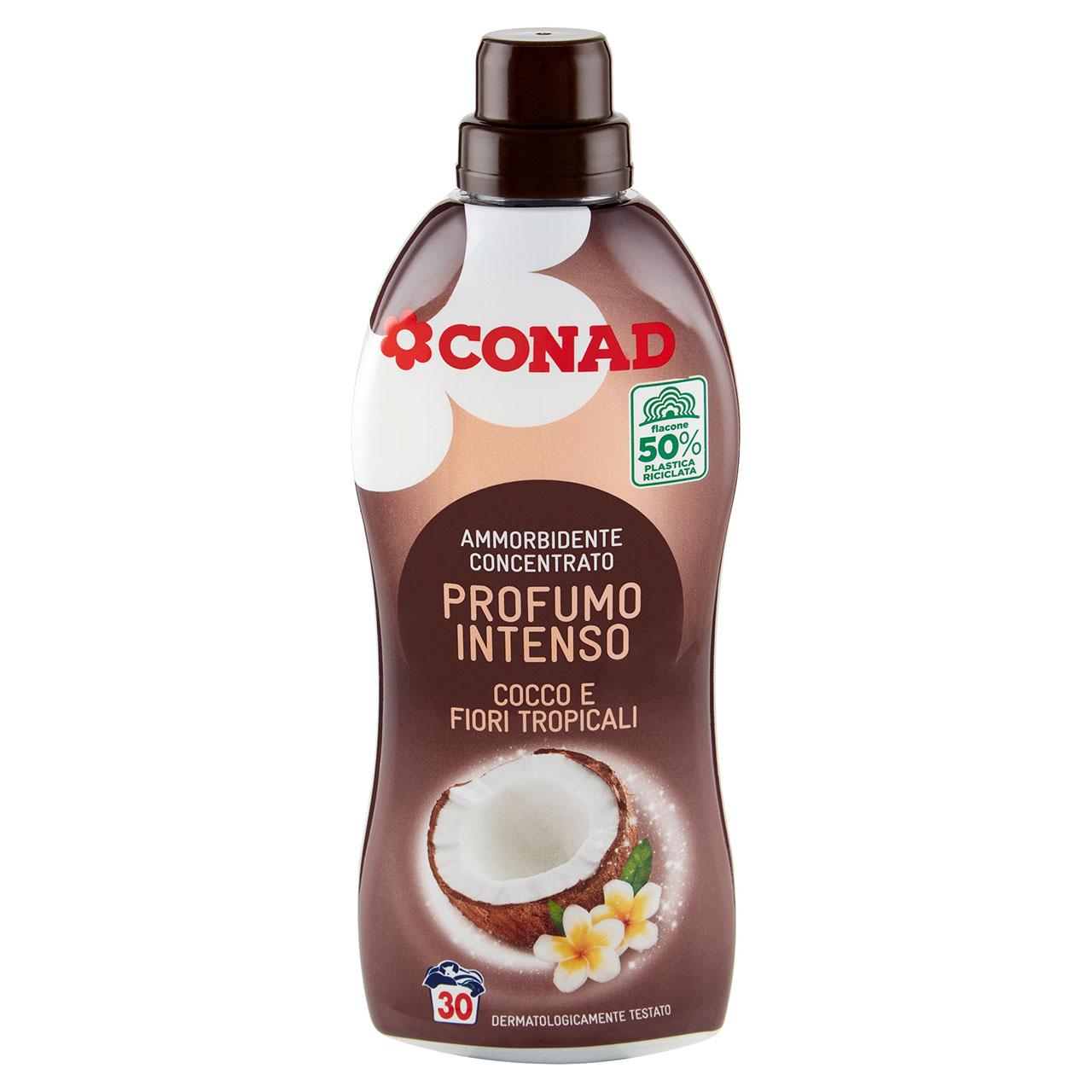 CONAD Ammorbidente Concentrato Profumo Intenso Cocco e Fiori Tropicali 750 ml