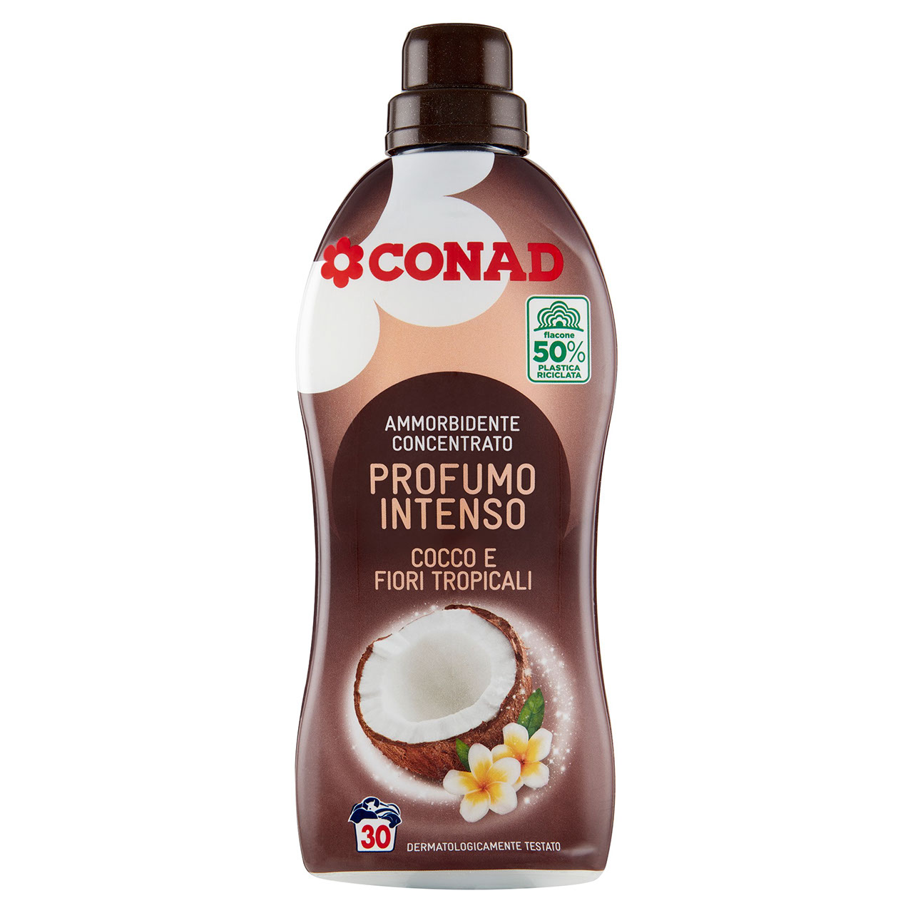 CONAD Ammorbidente Concentrato Profumo Intenso Cocco e Fiori Tropicali 750 ml