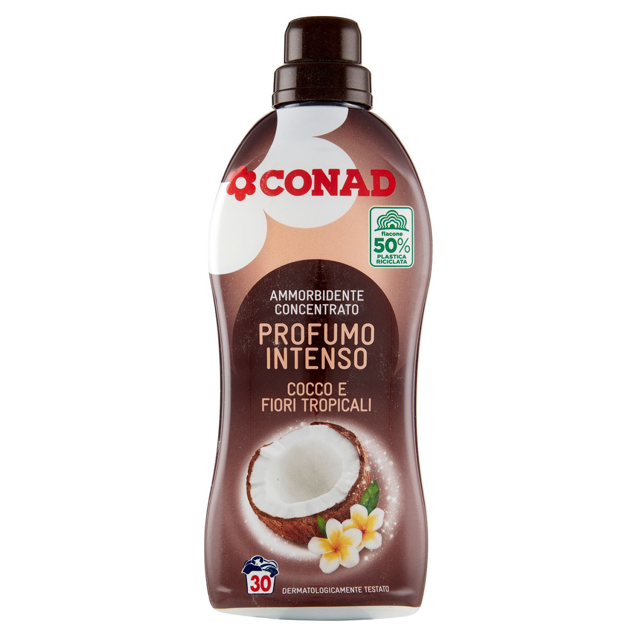 CONAD Ammorbidente Concentrato Profumo Intenso Cocco e Fiori Tropicali 750 ml