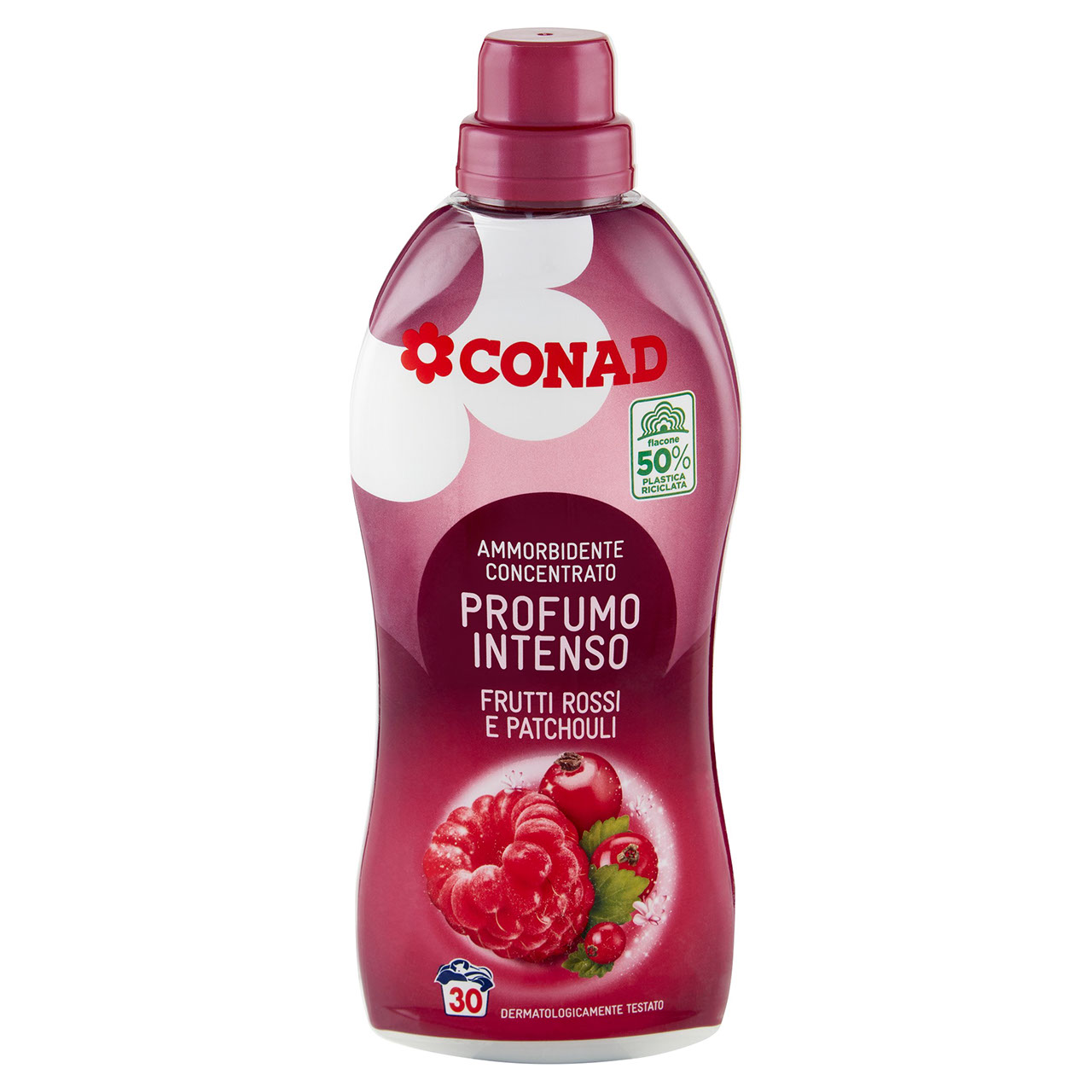 CONAD Ammorbidente Concentrato Profumo Intenso Frutti Rossi e Patchouli 750 ml