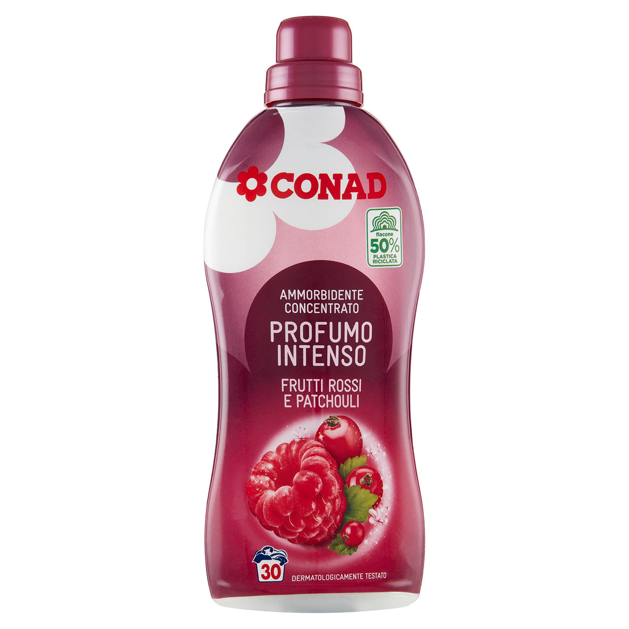 CONAD Ammorbidente Concentrato Profumo Intenso Frutti Rossi e Patchouli 750 ml