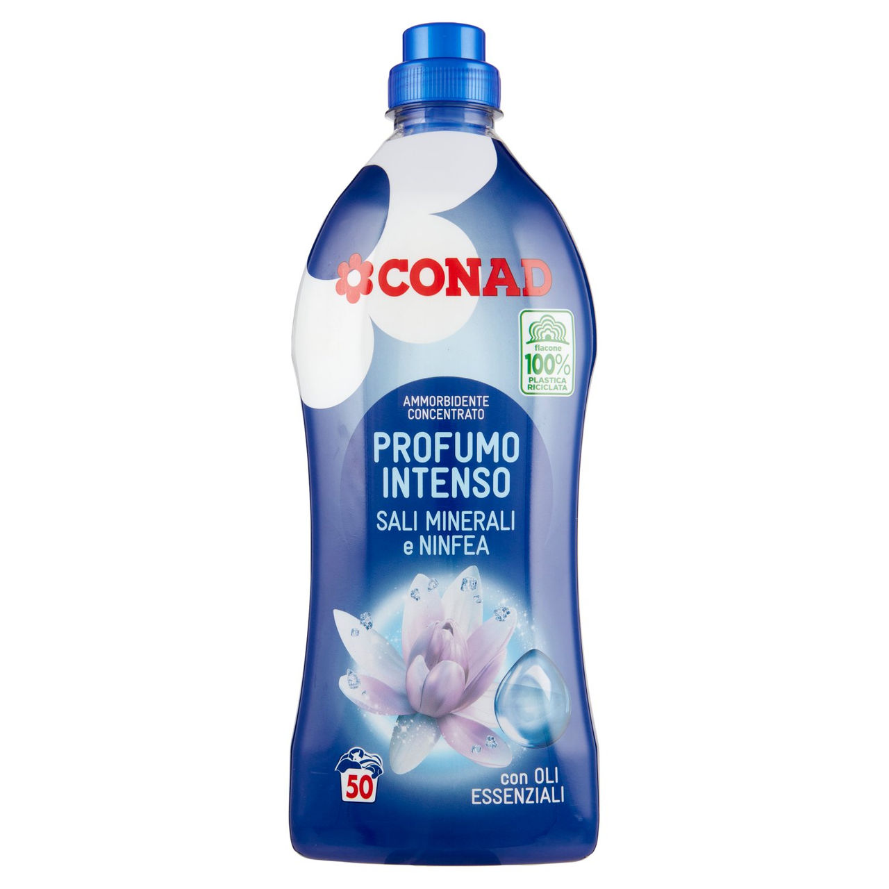 CONAD Ammorbidente Concentrato Profumo Intenso Sali Minerali e Ninfea 1250 ml