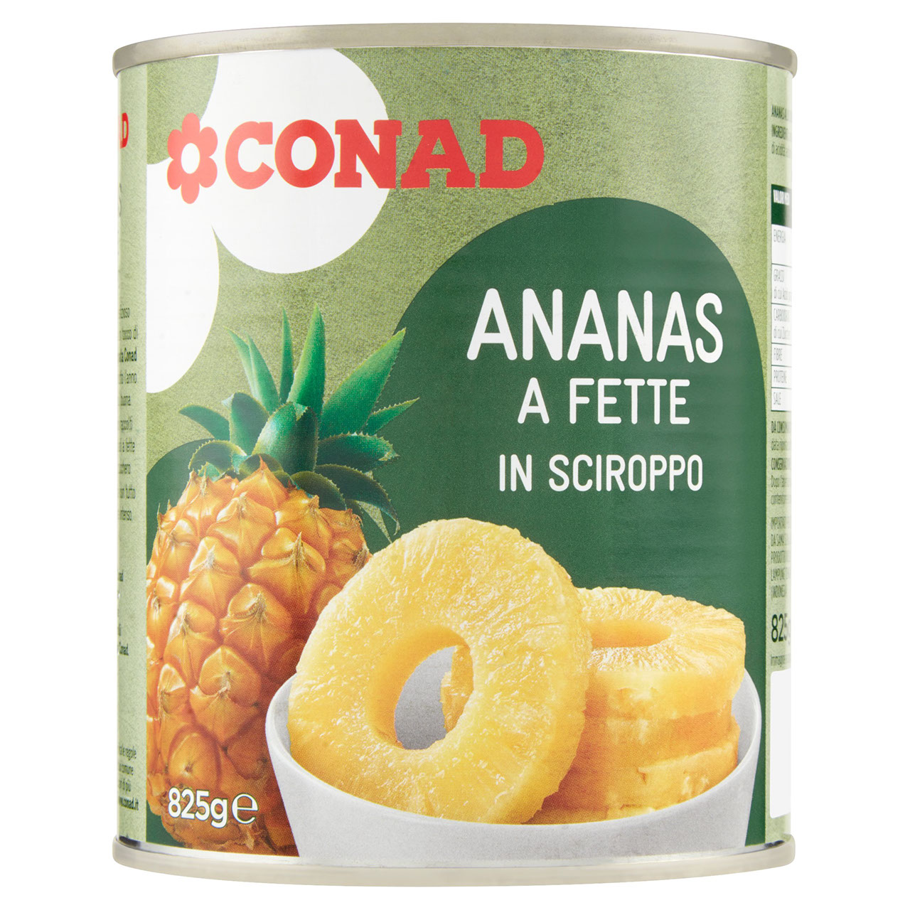 Ananas a Fette in Sciroppo 825 g Conad